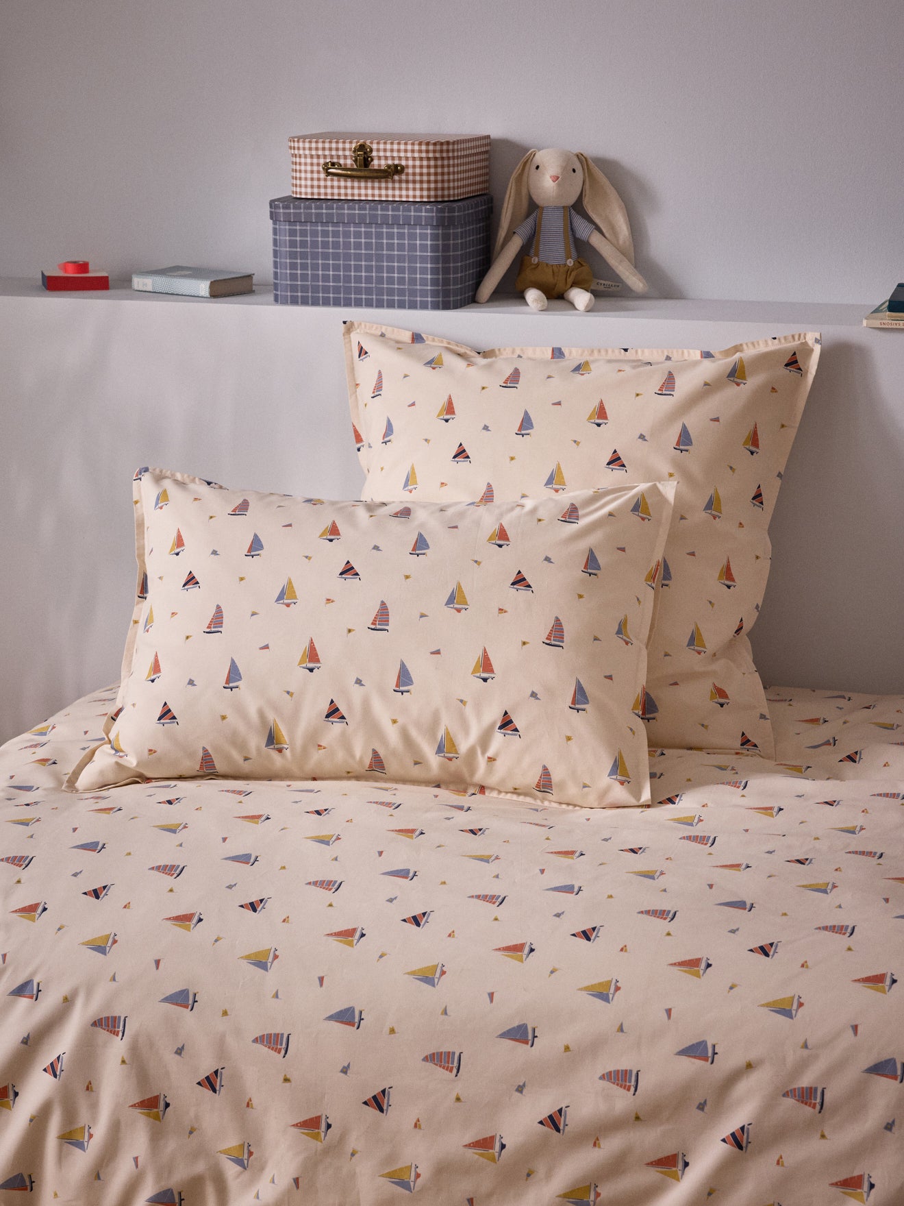 Taie d'oreiller percale de coton "Matéo"