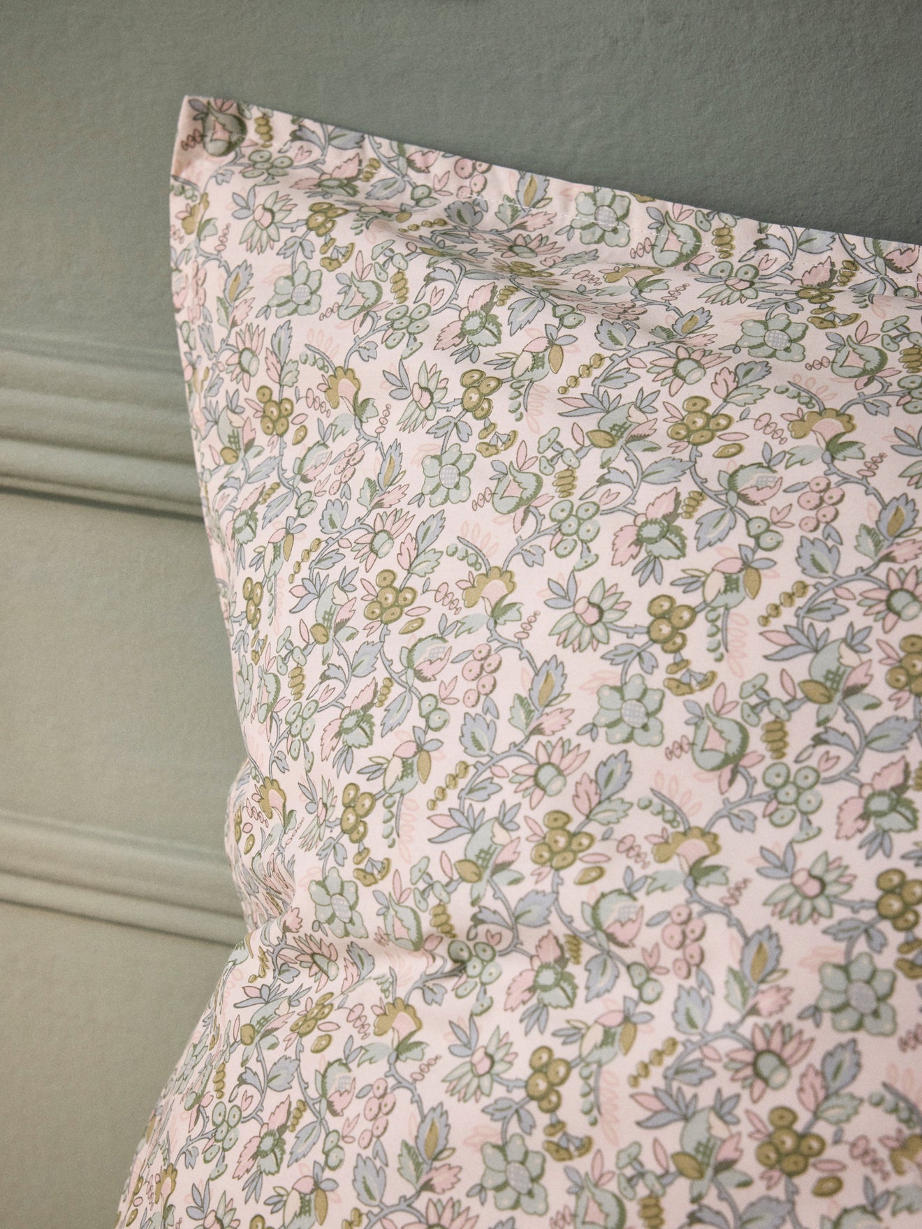 Taie d'oreiller percale de coton "Mariette"