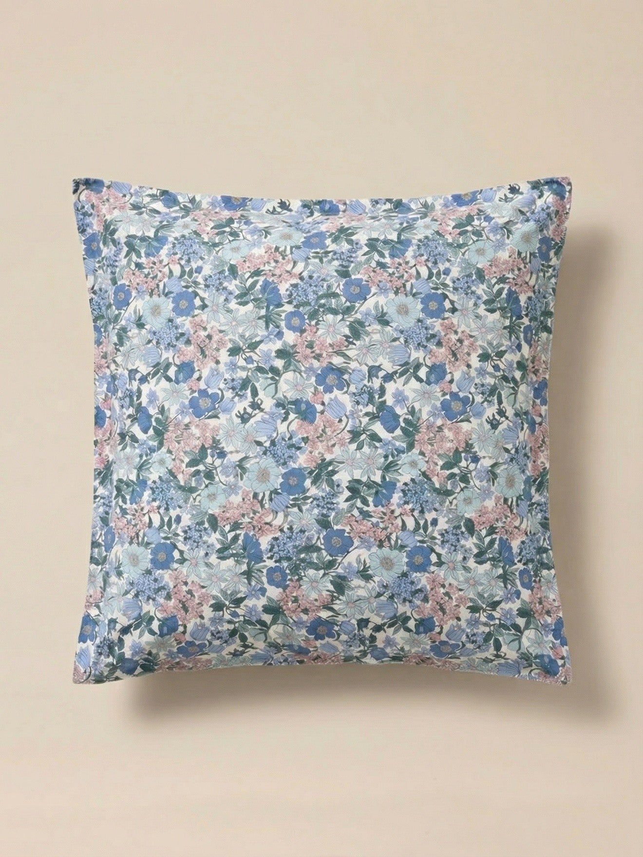 Pillowcase made with Liberty fabric and cotton percale