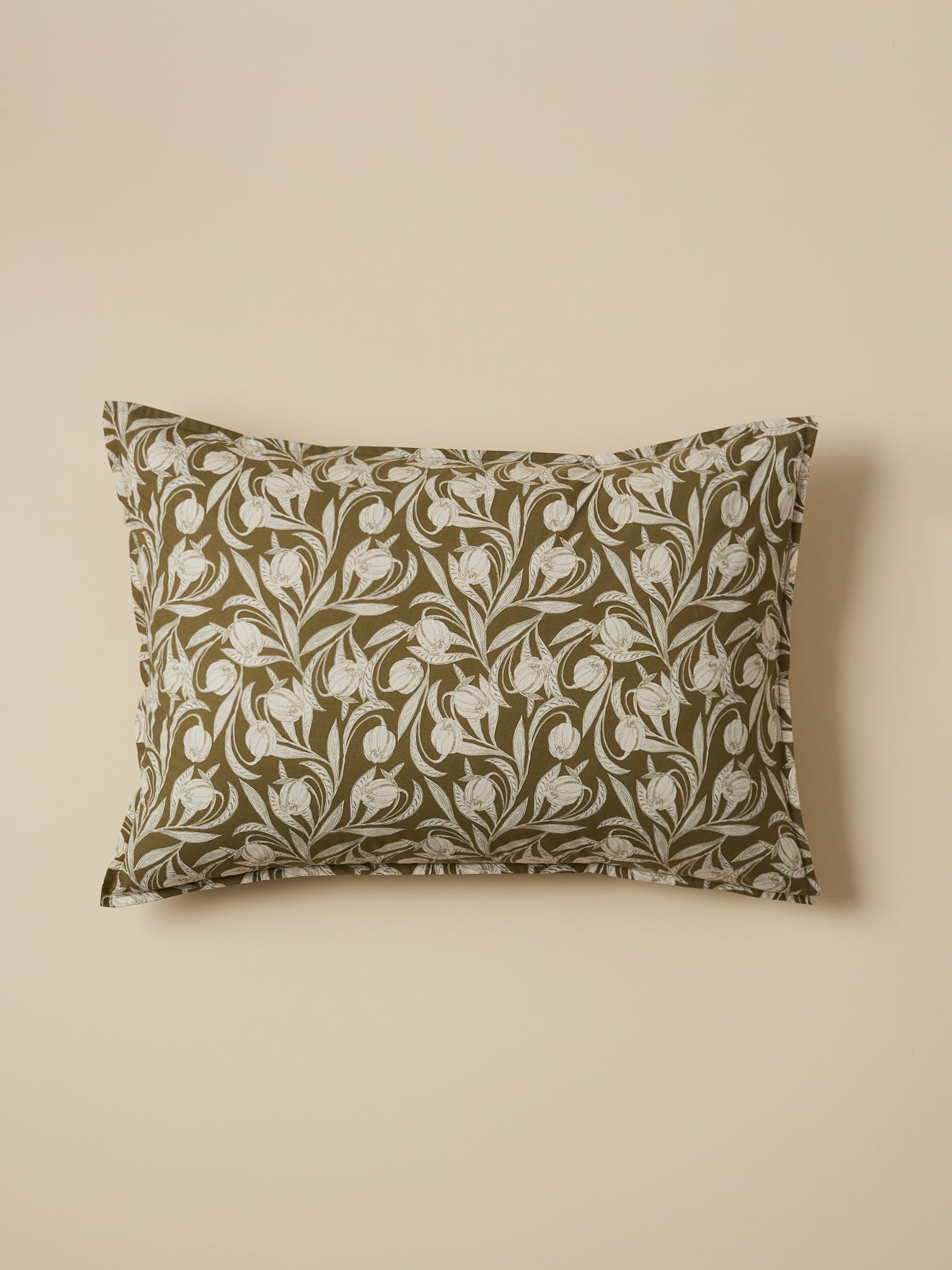Lucie cotton percale pillowcase