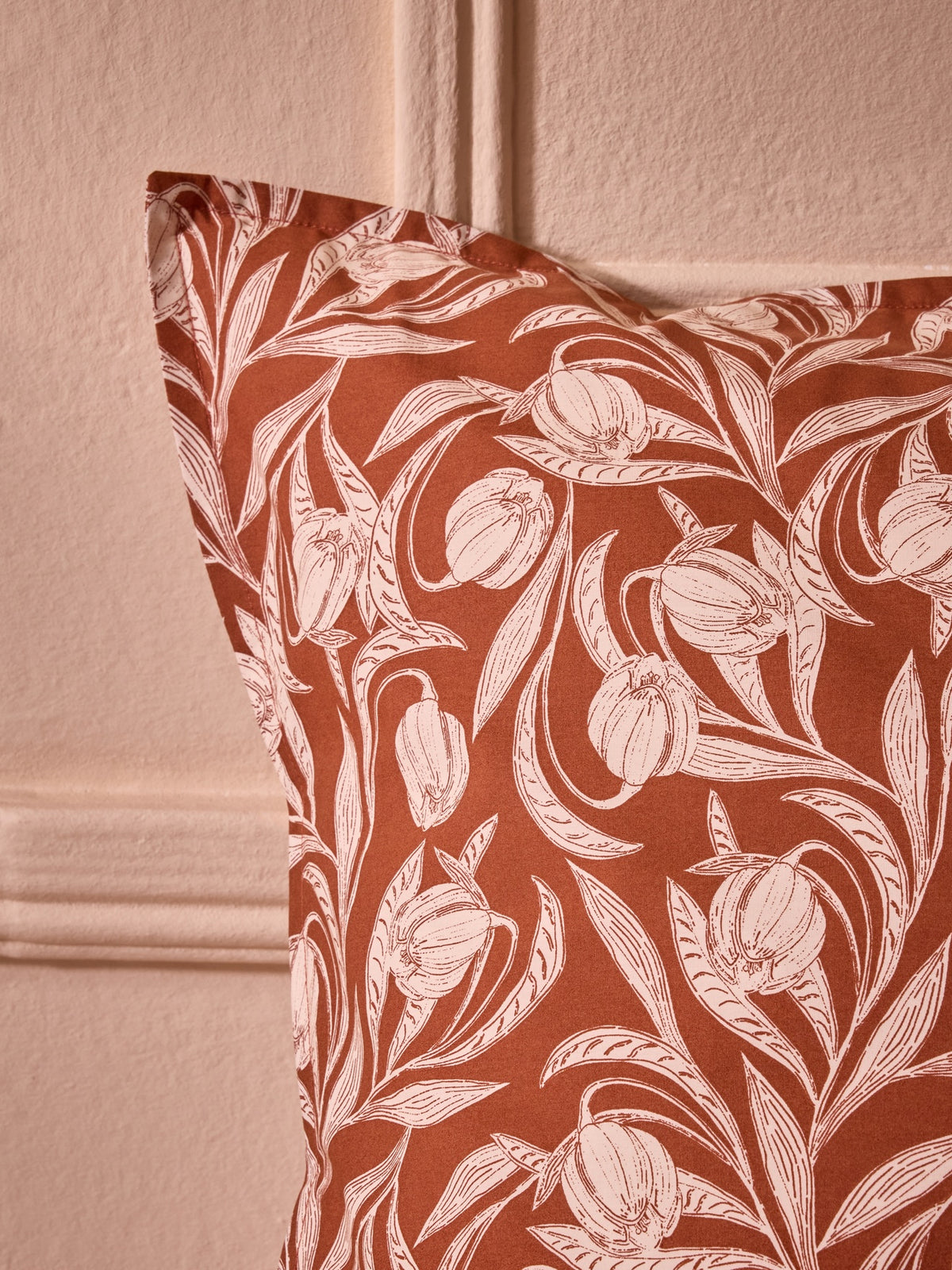 Lucie cotton percale pillowcase