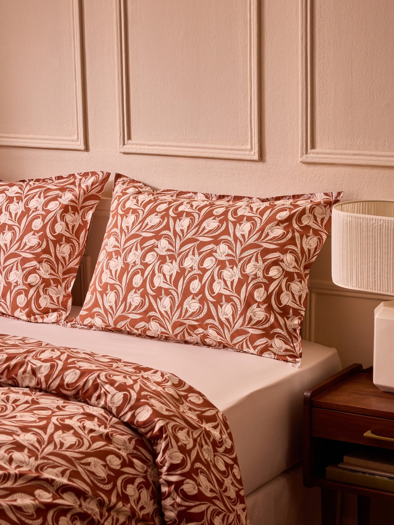 Lucie cotton percale pillowcase