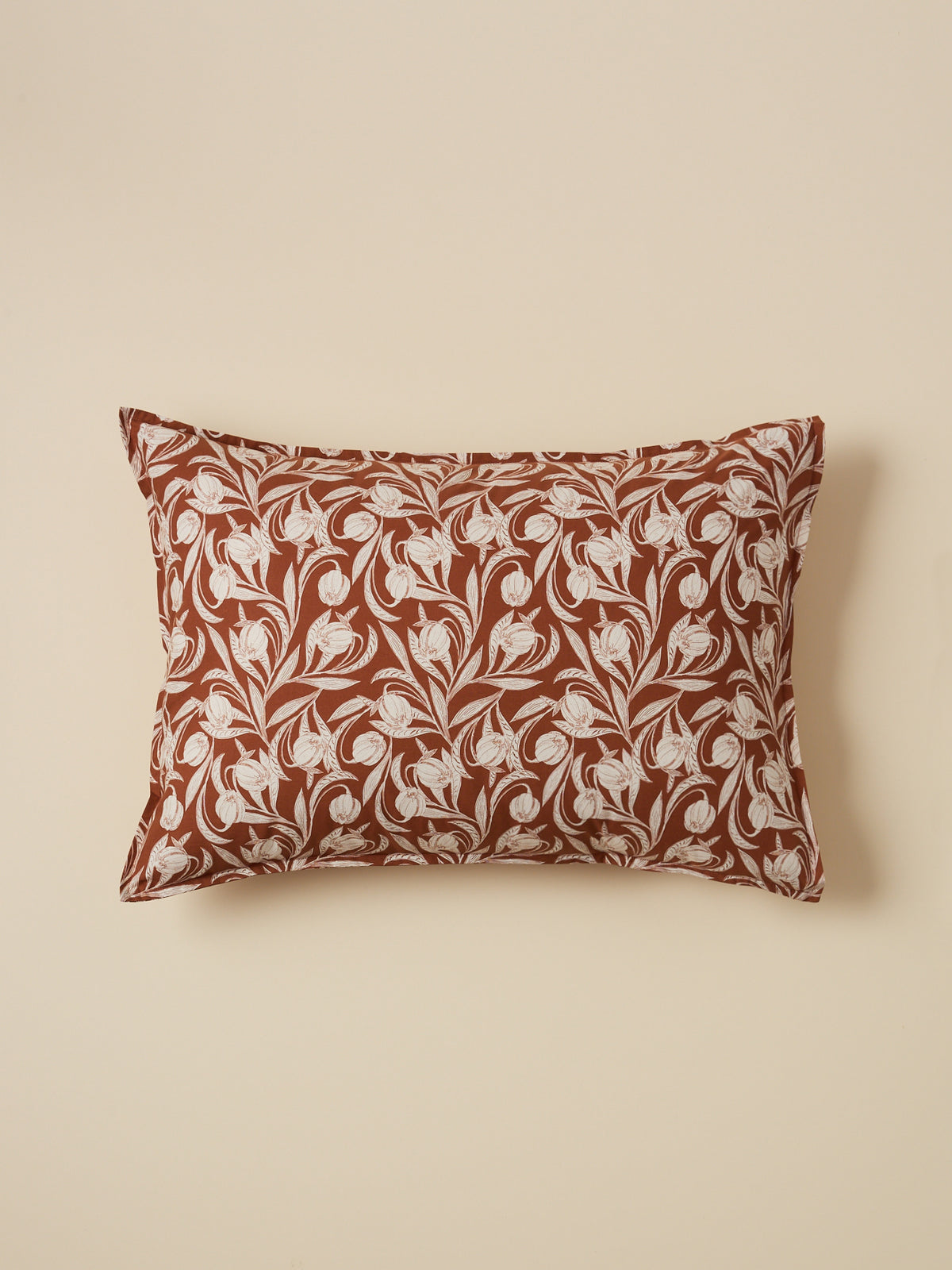 Lucie cotton percale pillowcase