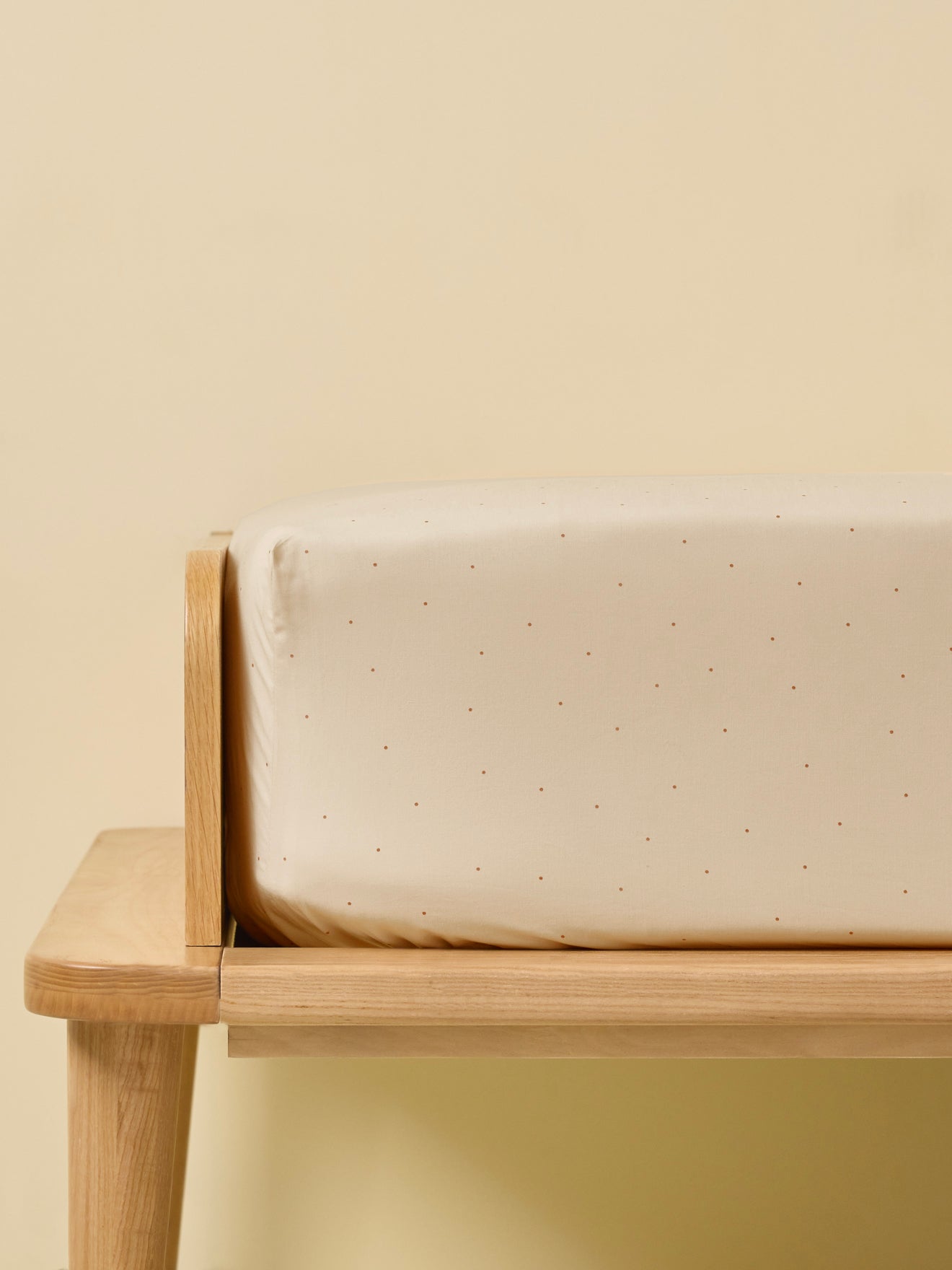 Anna cotton percale fitted sheet