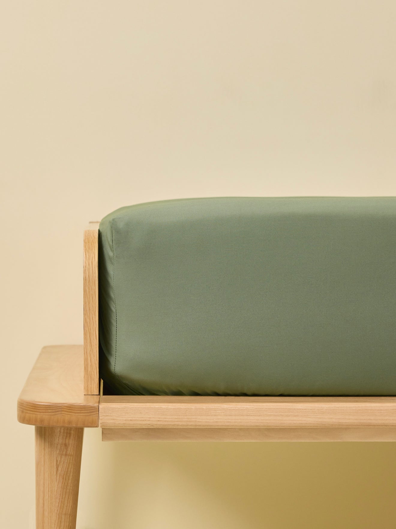 Antoinette cotton percale fitted sheet