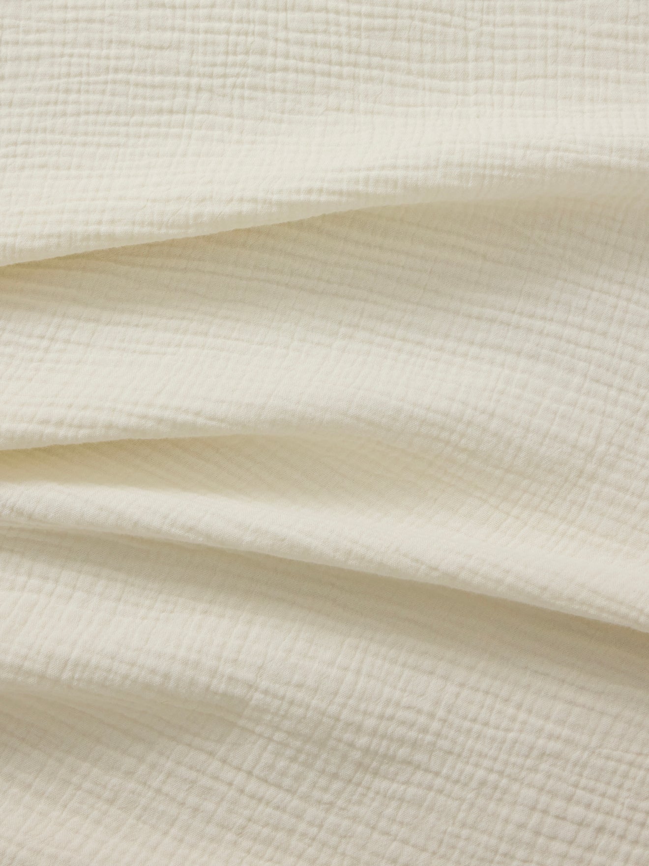Cotton gauze fitted sheet