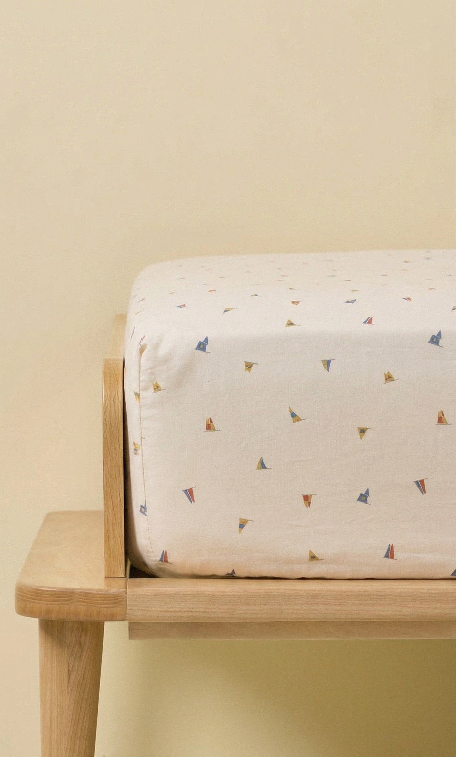 Drap-housse percale de coton "Matéo"