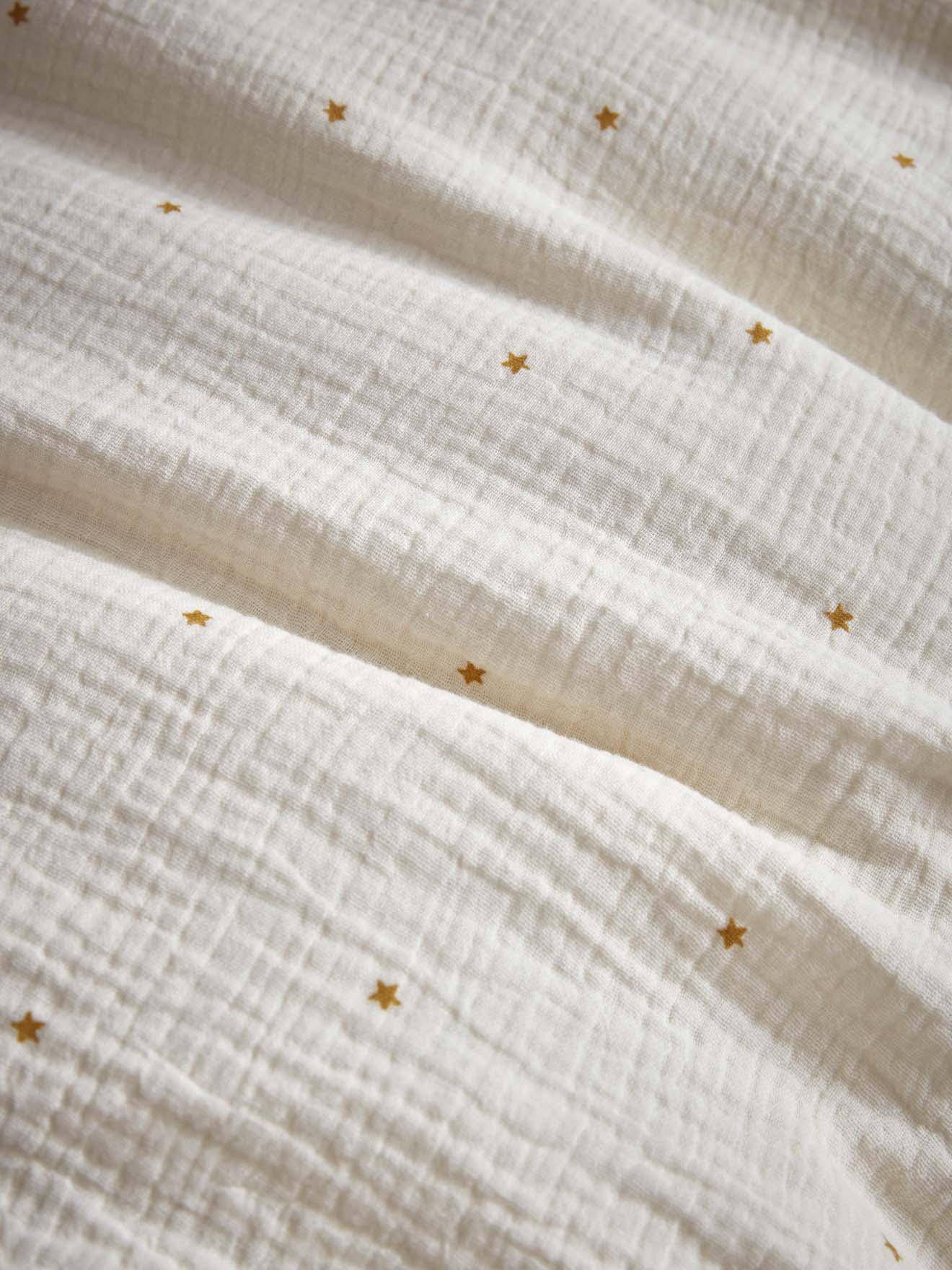 Housse de couette gaze de coton "Gaufrée"