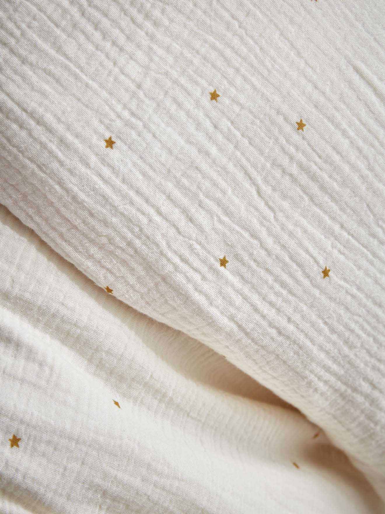 Housse de couette gaze de coton "Gaufrée"