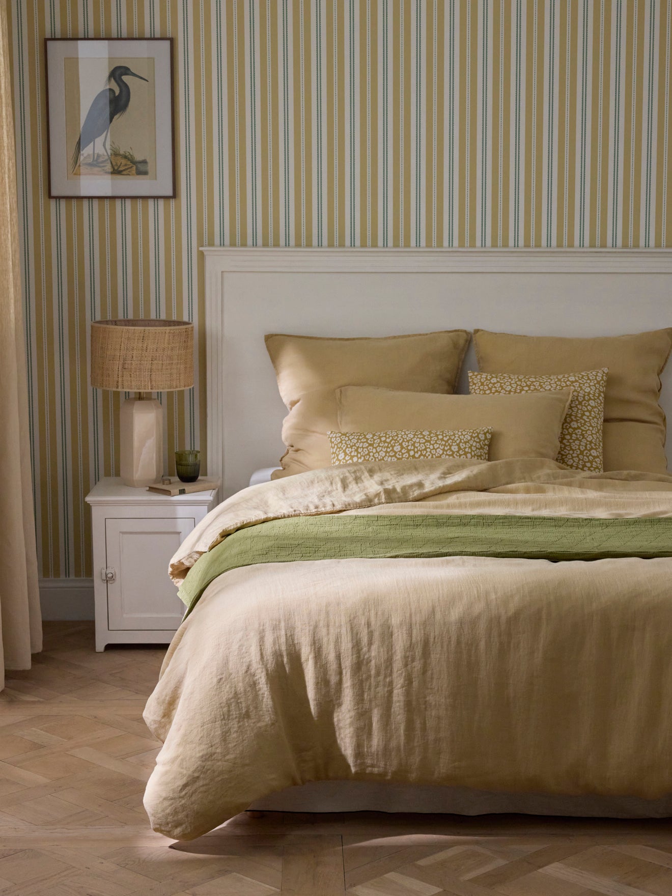 “Cocoon” pre-washed linen duvet cover