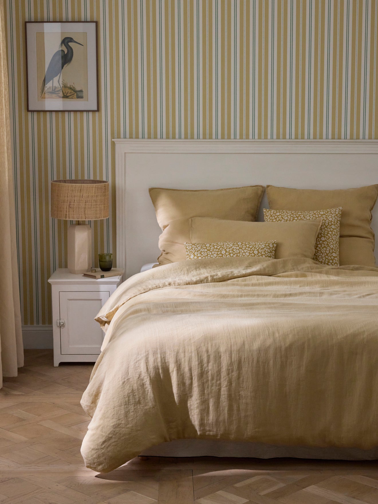 “Cocoon” pre-washed linen duvet cover