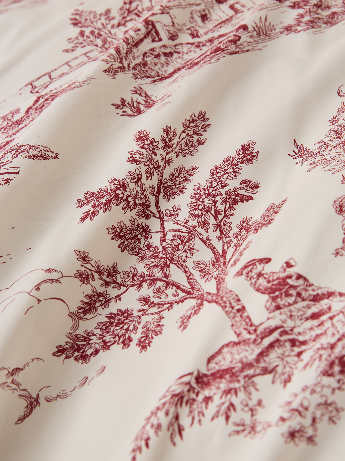 Toile de Jouy Spirit cotton percale duvet cover