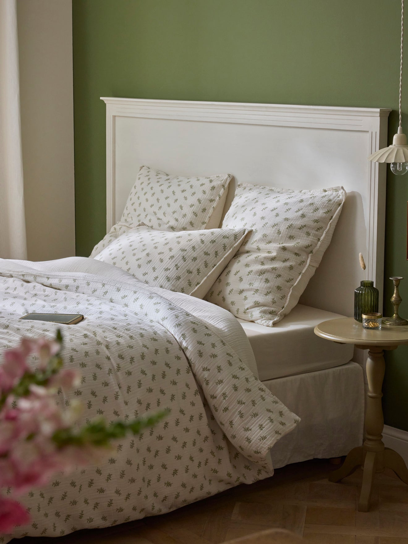 Boughs cotton gauze duvet cover