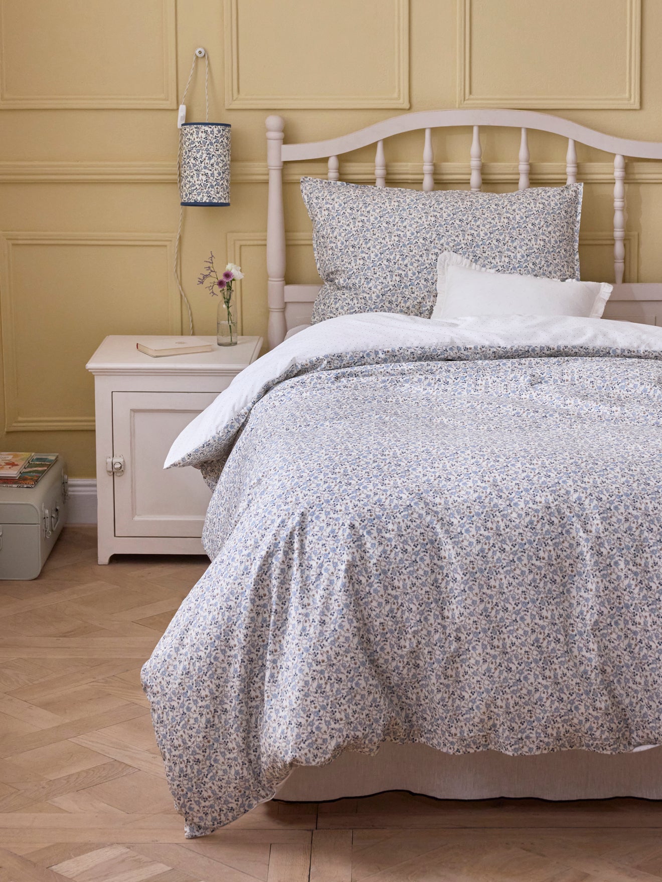 Hannah Fay duvet cover made with Liberty fabric