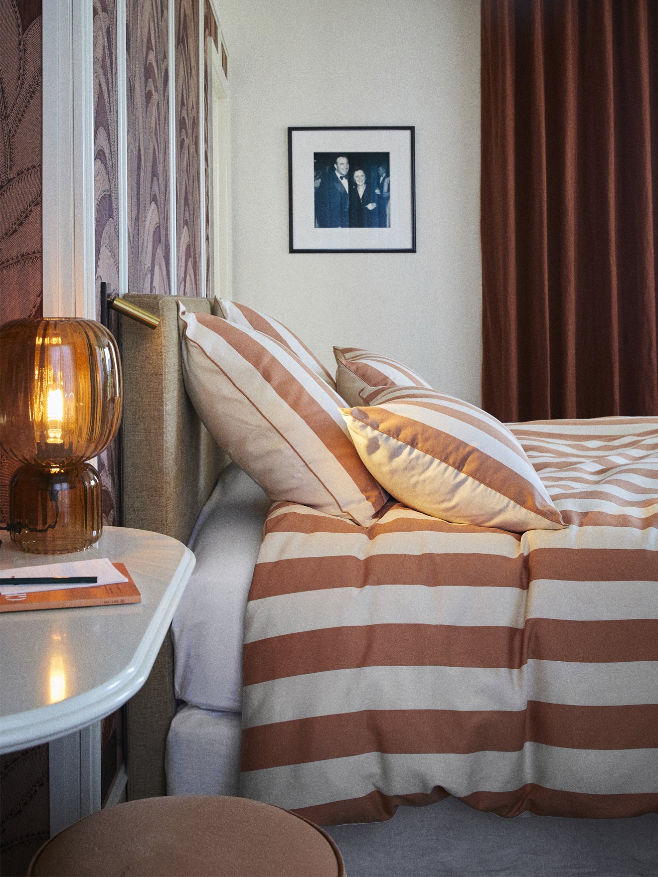 Housse de couette satin de coton "Anouk"