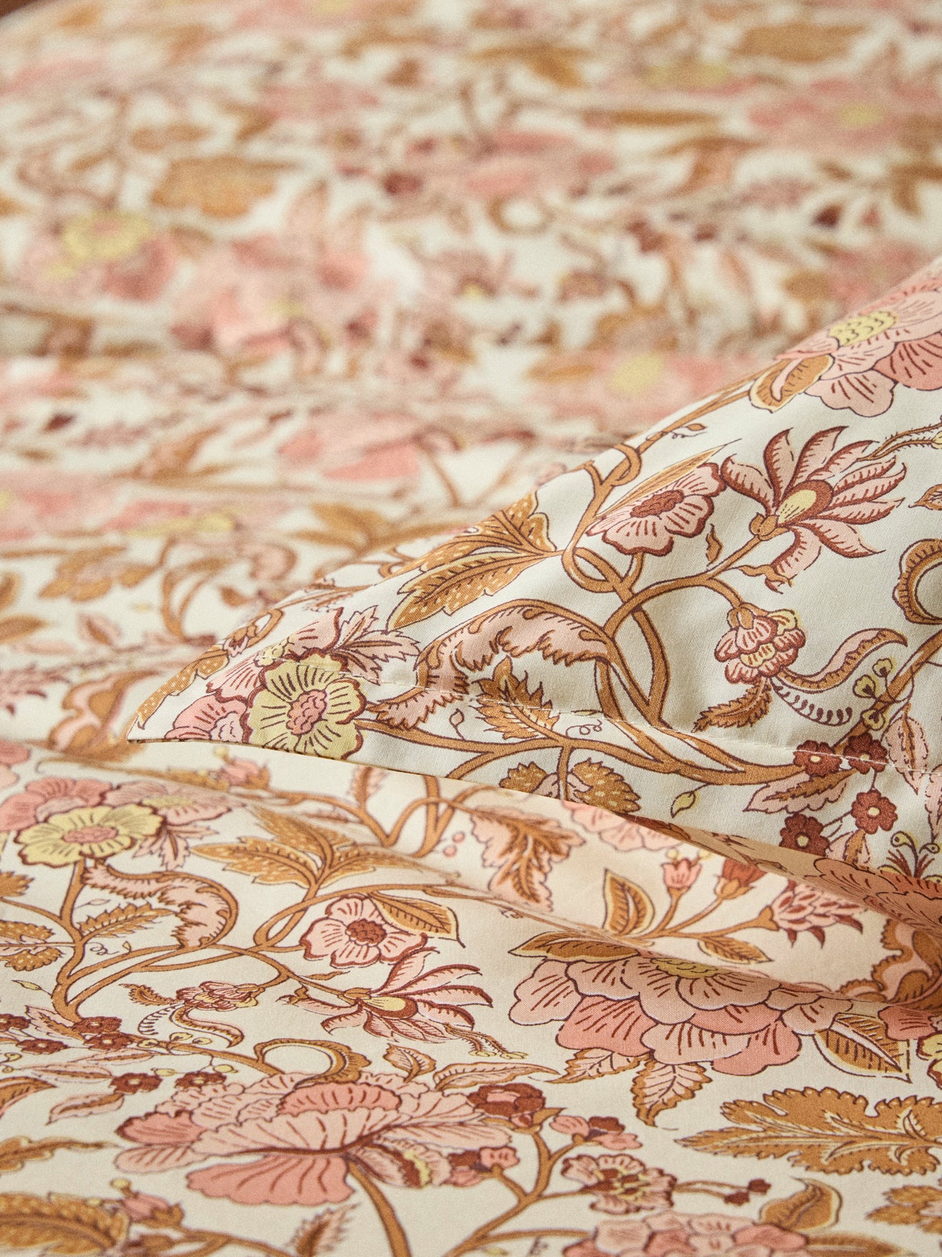 Amelia cotton percale duvet cover