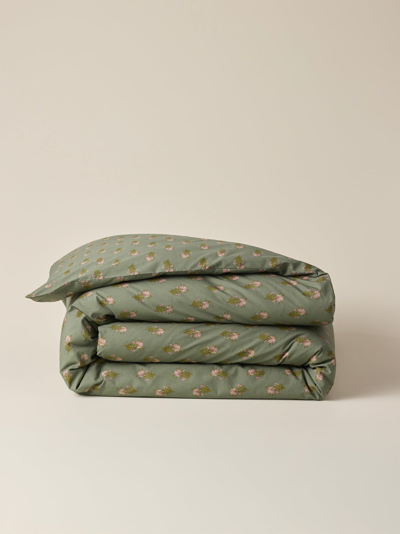 Antoinette cotton percale duvet cover