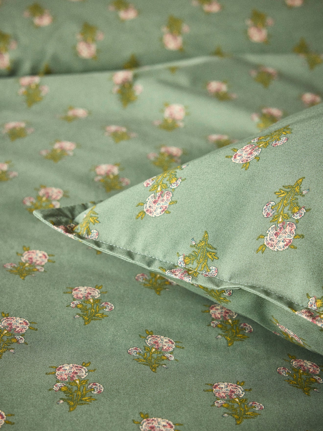 Antoinette cotton percale duvet cover