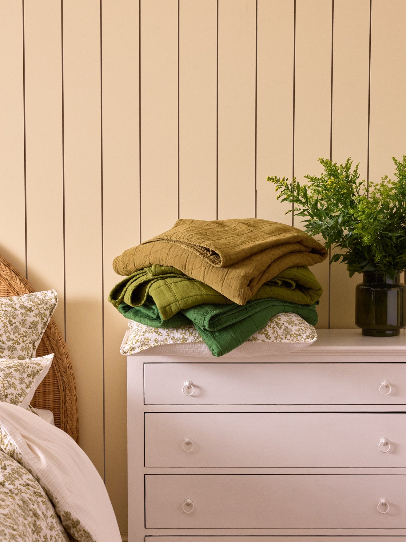 Armande cotton percale duvet cover