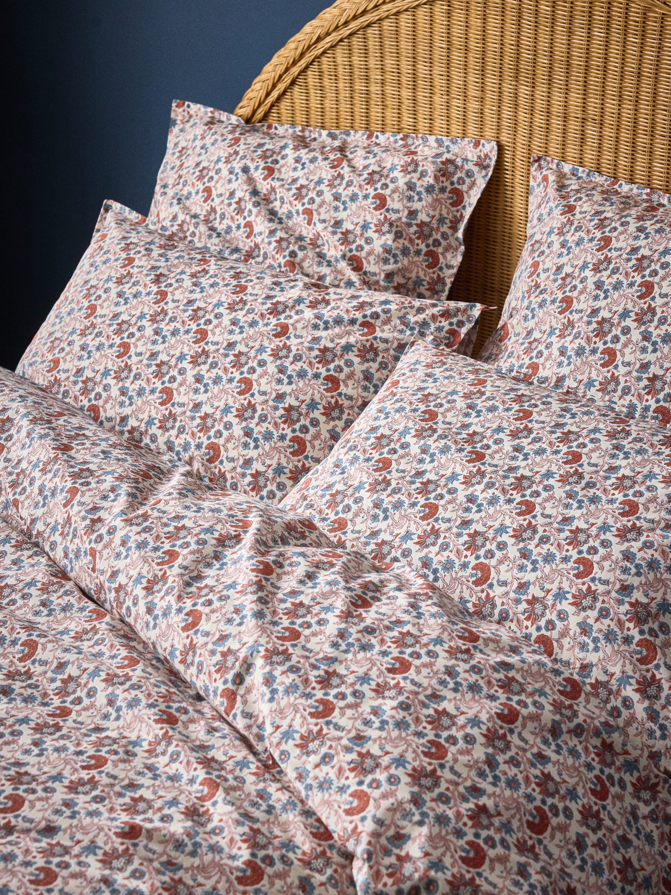 Abelie cotton percale duvet cover