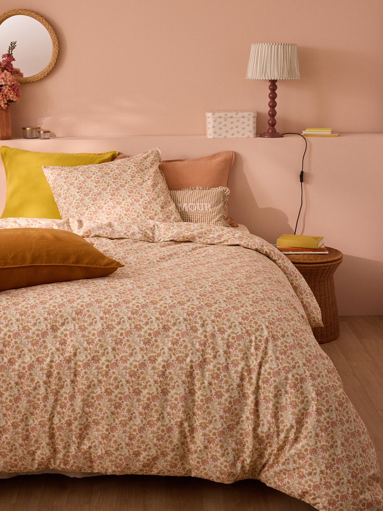 Agathe cotton percale duvet cover