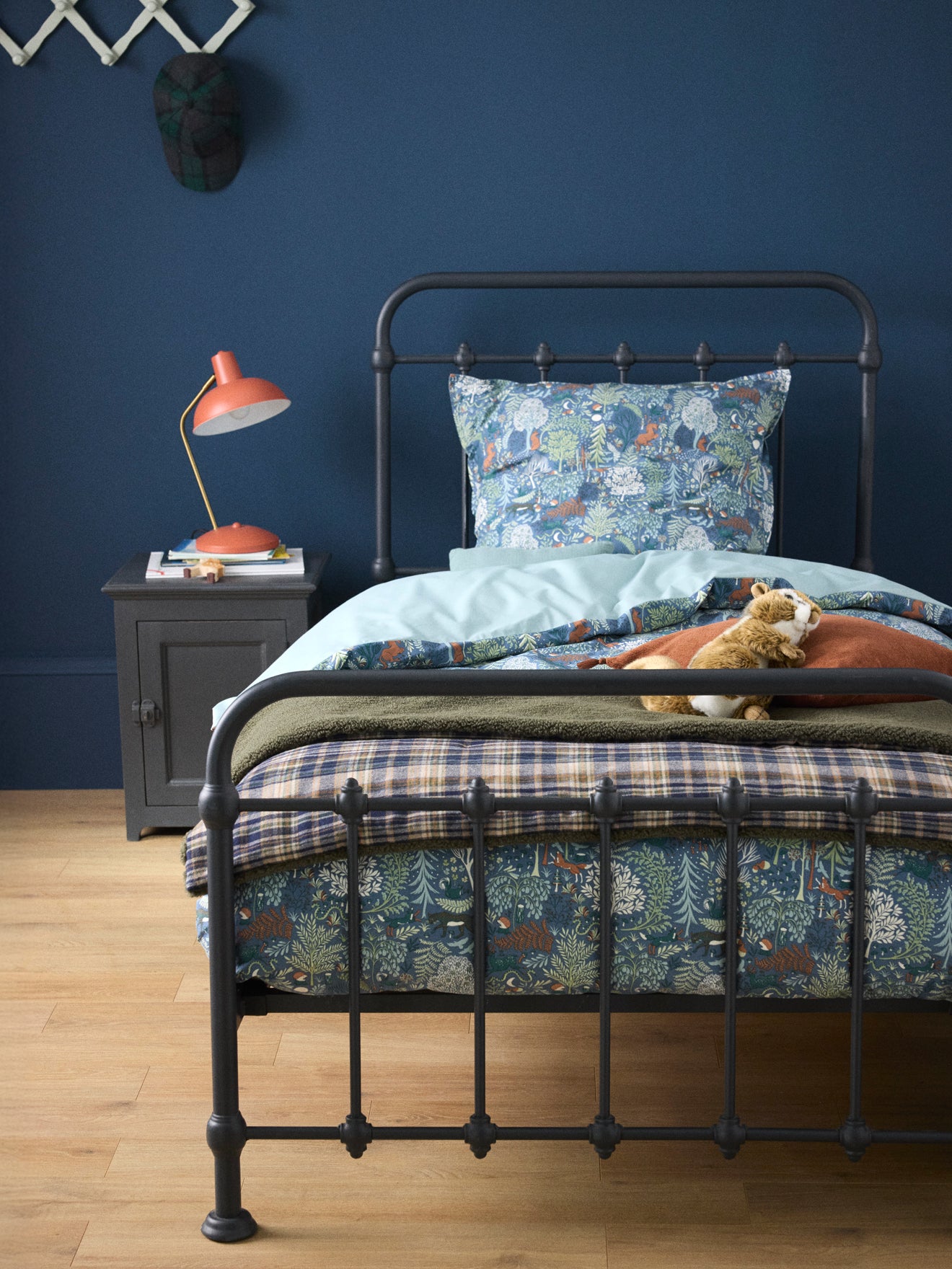 Axel cotton percale duvet cover