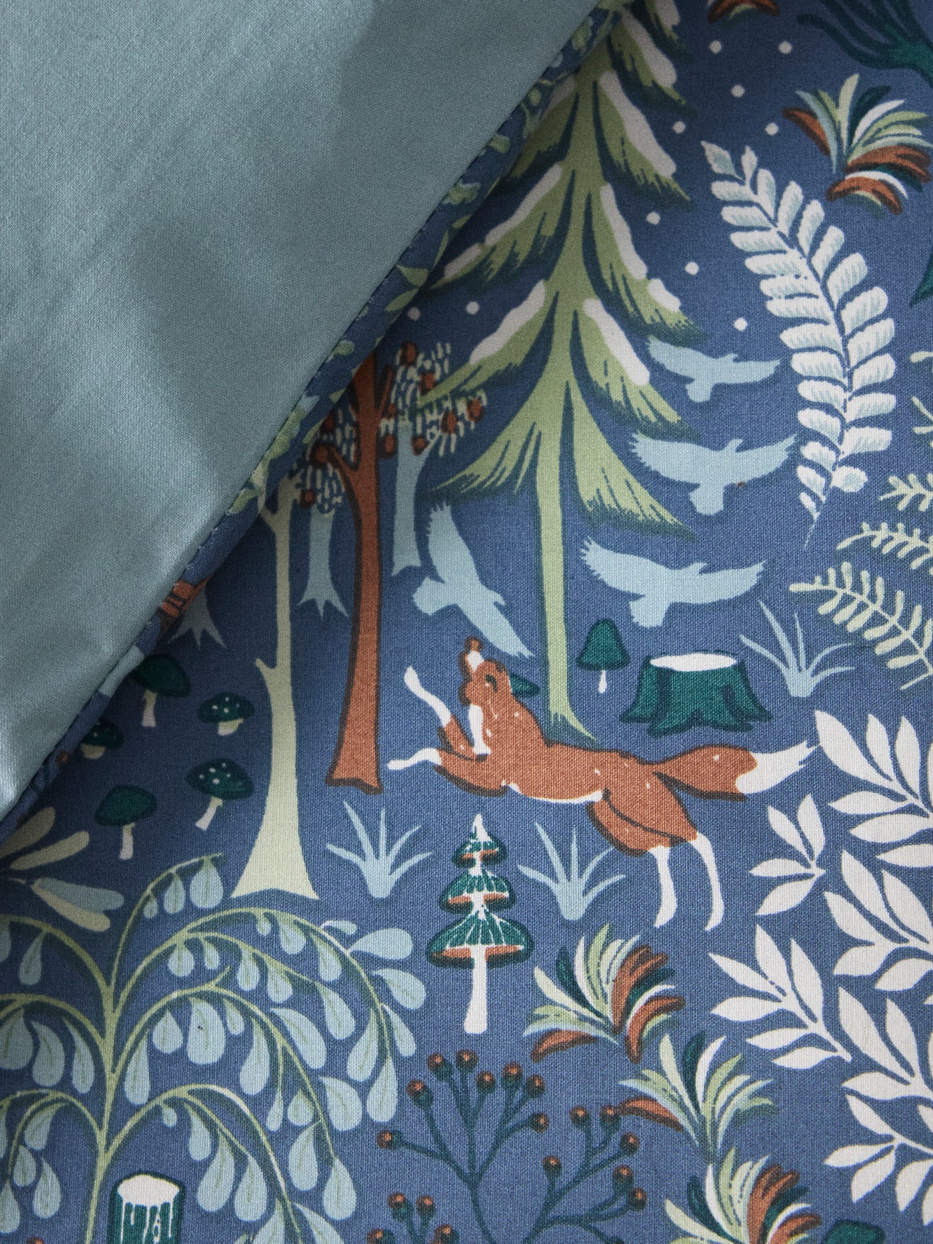 Axel cotton percale duvet cover