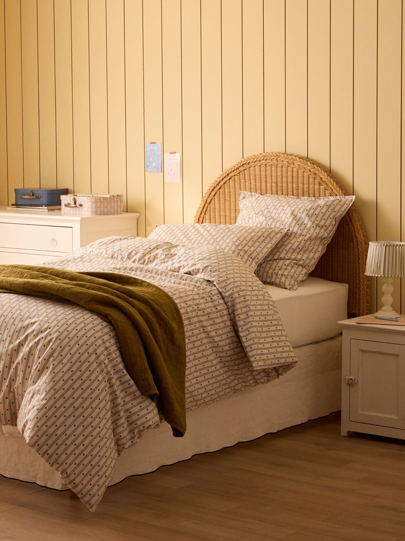 Housse de couette percale de coton "Avril"