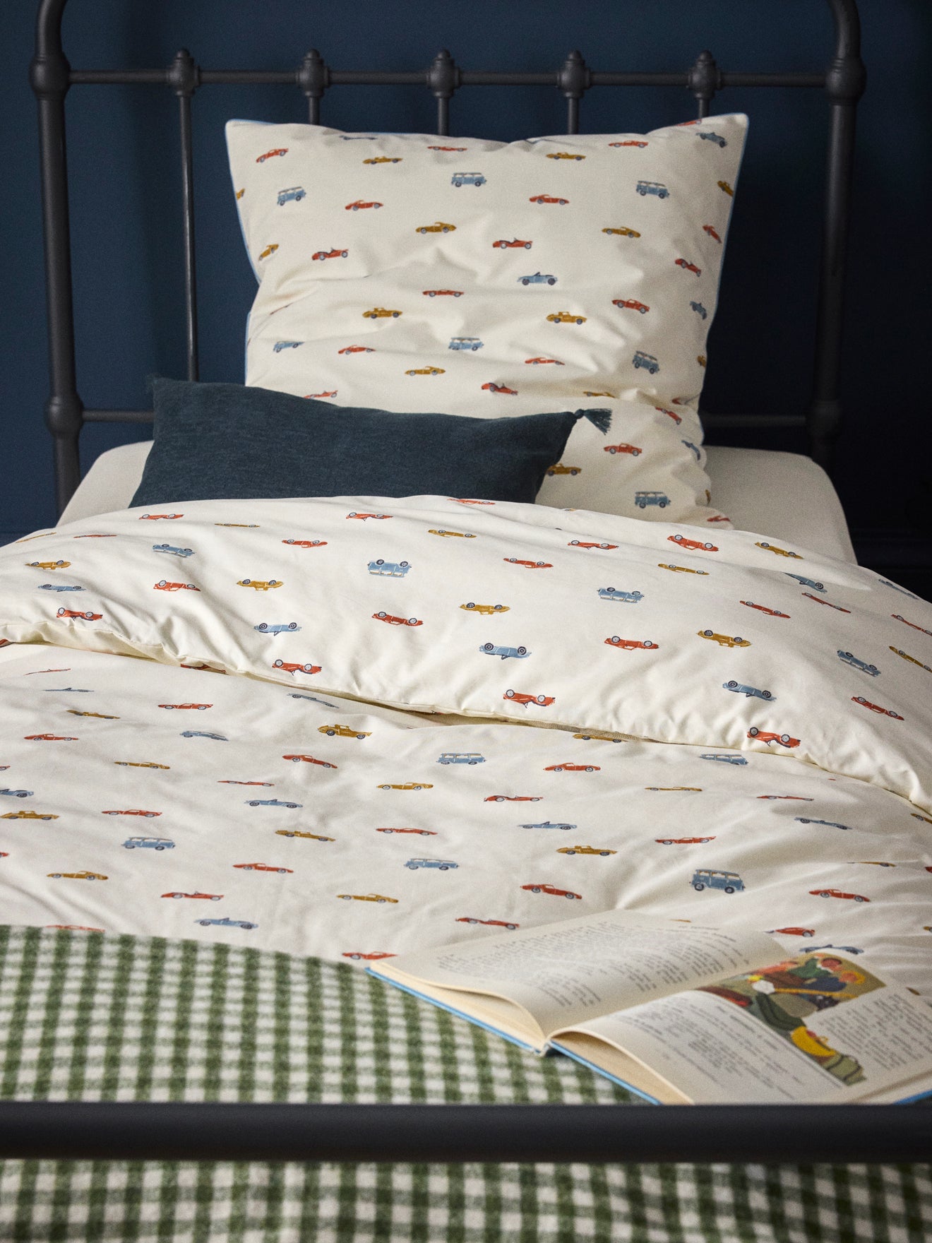 Anatole cotton percale duvet cover