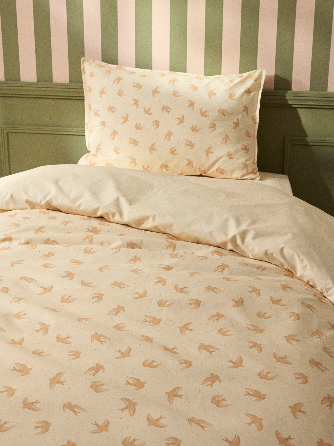 Anna cotton percale duvet cover