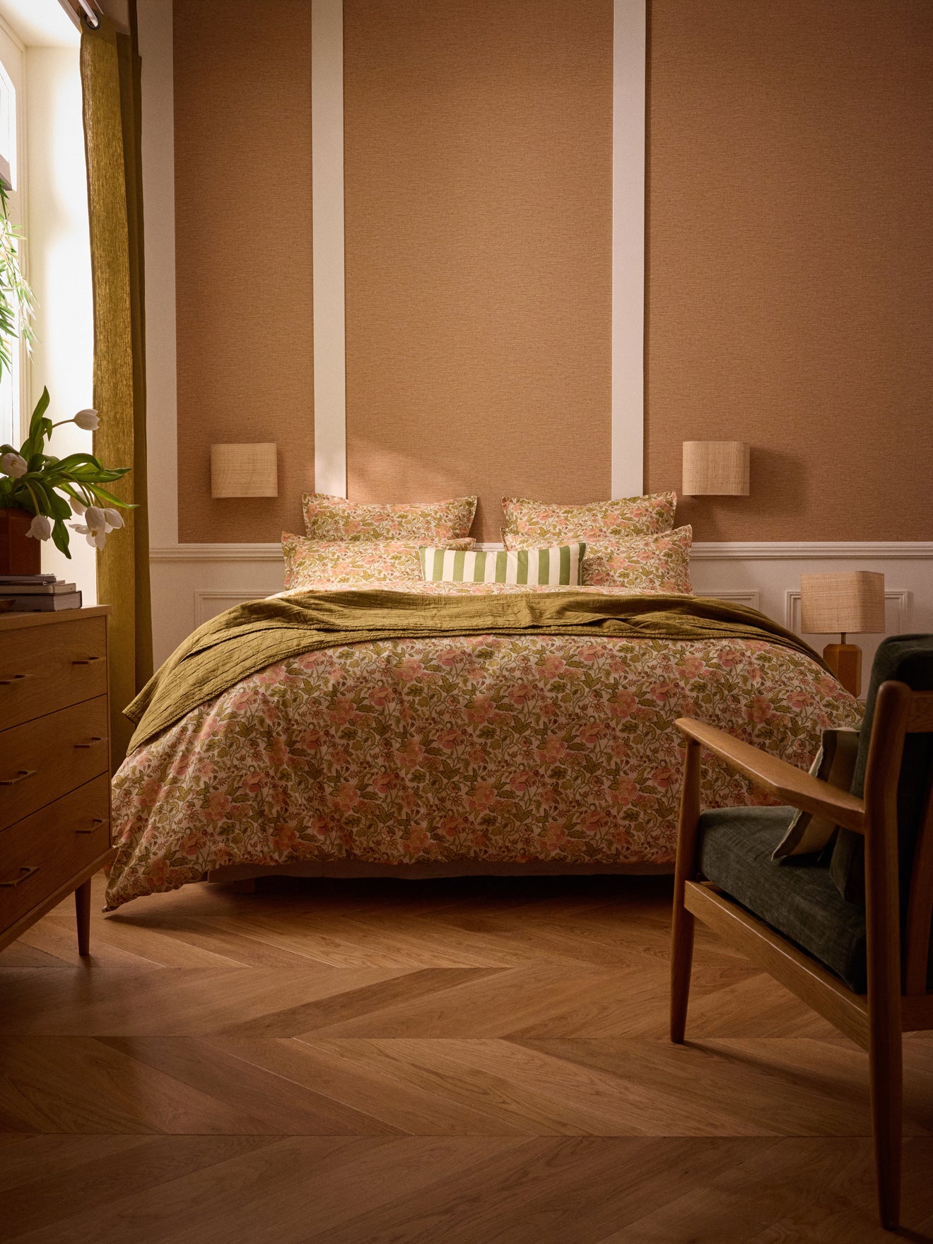 Housse de couette aspect lin "Marianne"