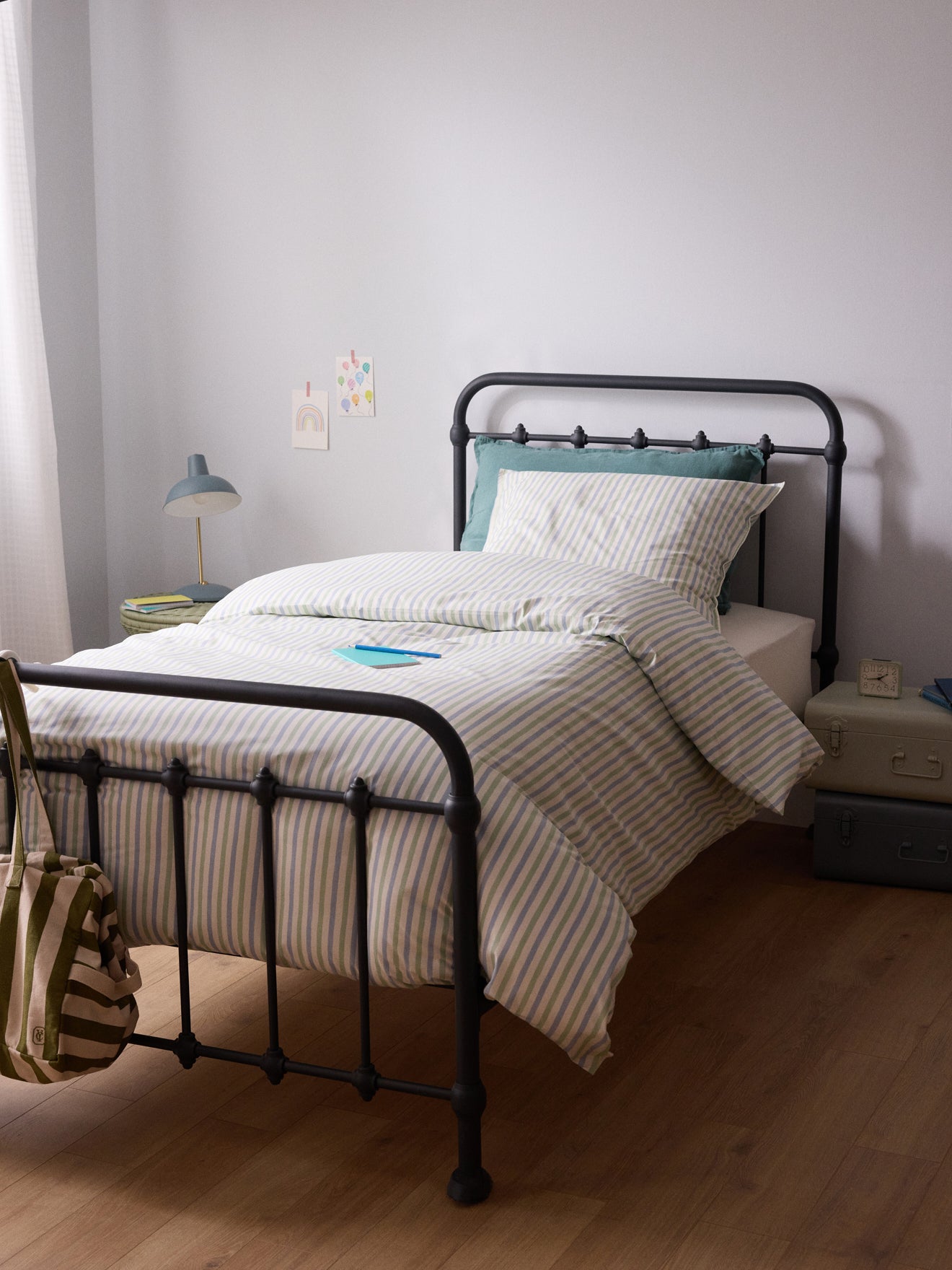 Housse de couette percale de coton "Marcelle"