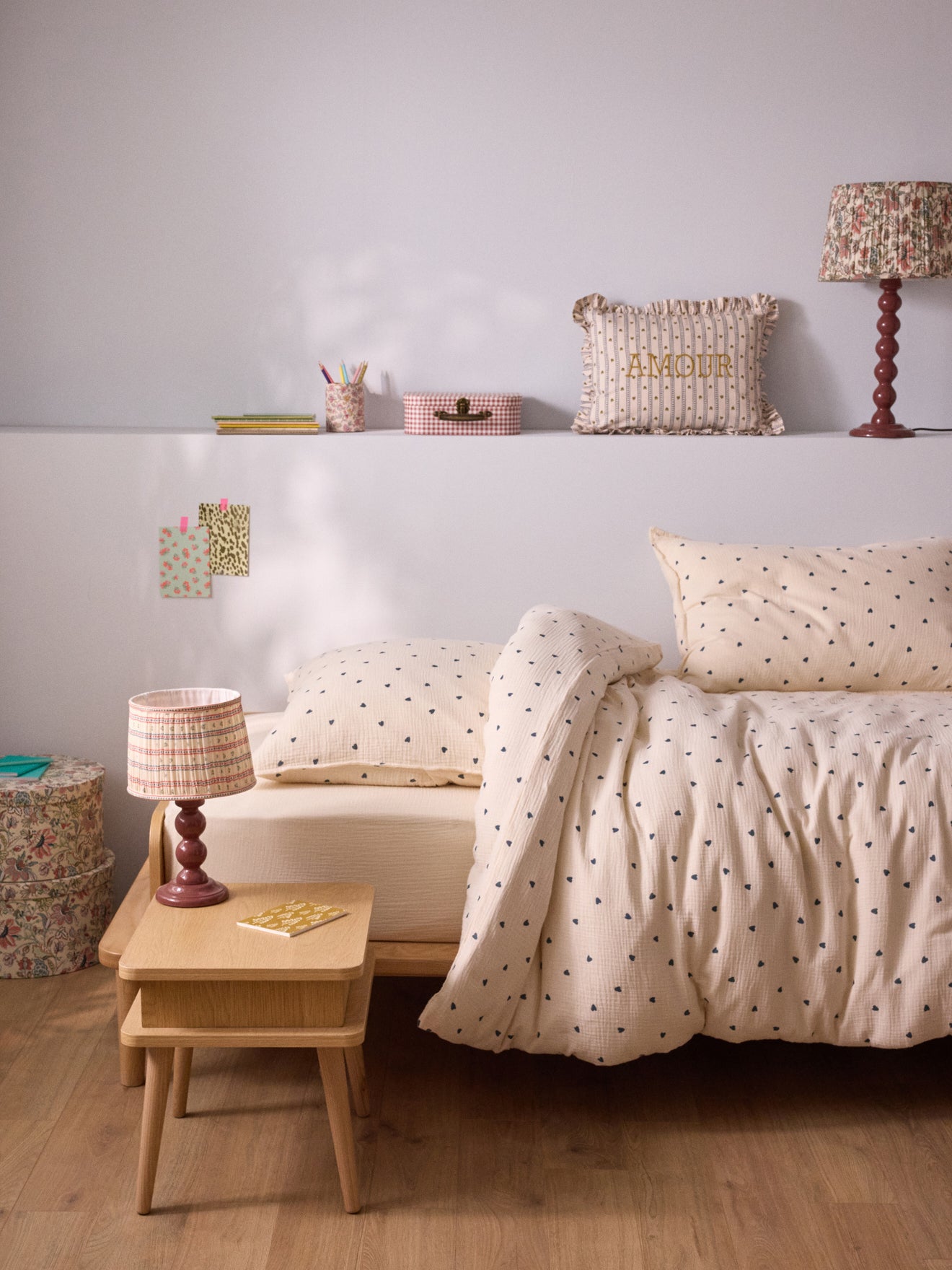 Maude cotton gauze duvet cover