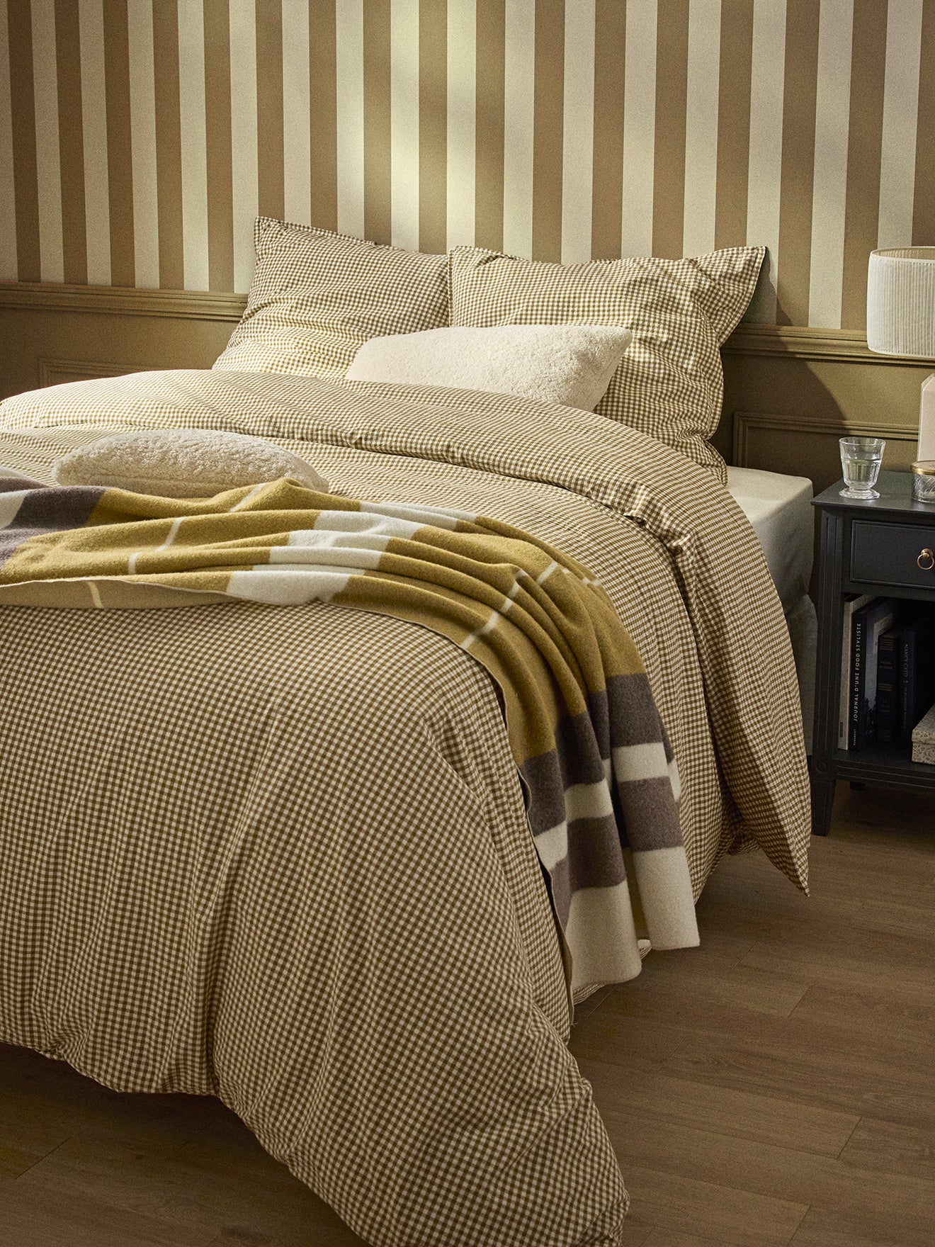 Amy cotton percale duvet cover