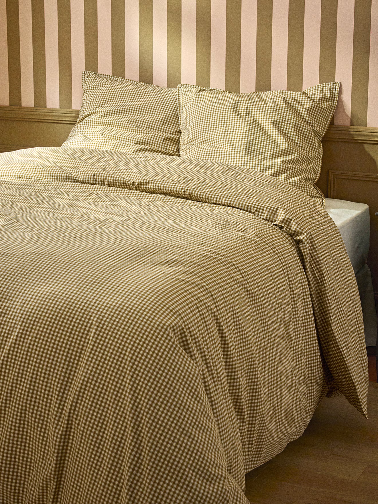 Amy cotton percale duvet cover