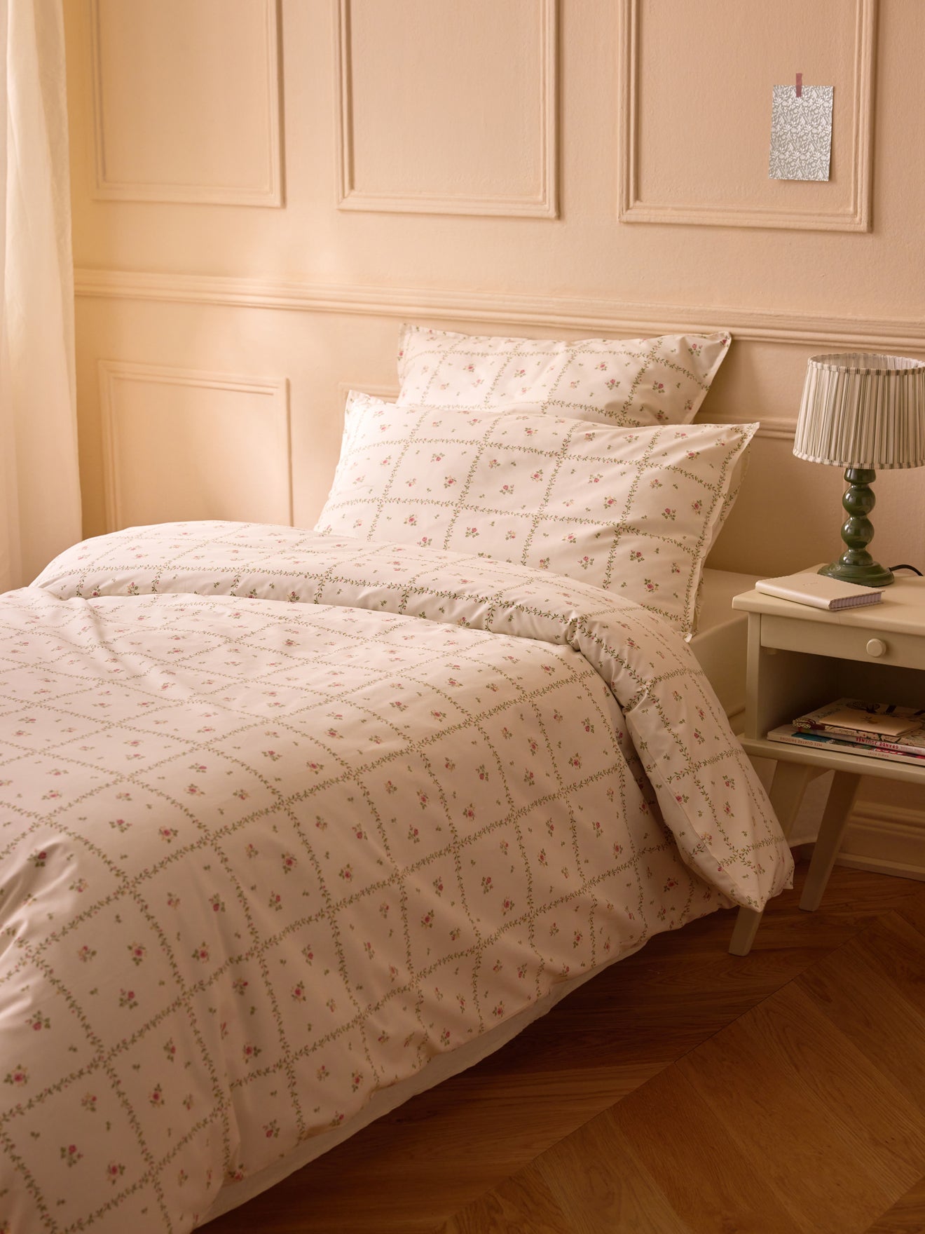 Housse de couette percale de coton "Léopoldine"