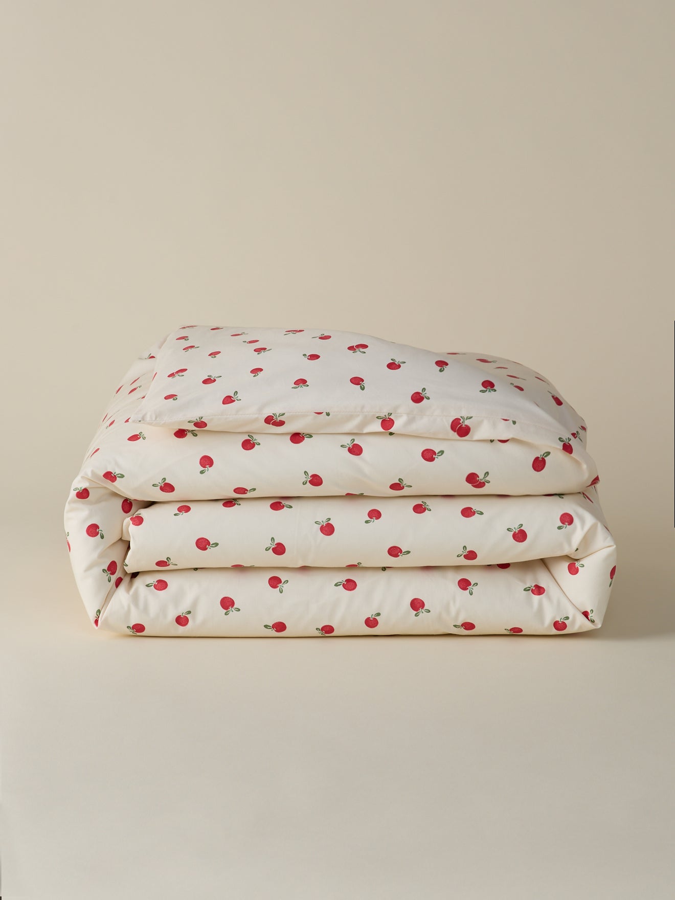 Lady Apple cotton percale duvet cover