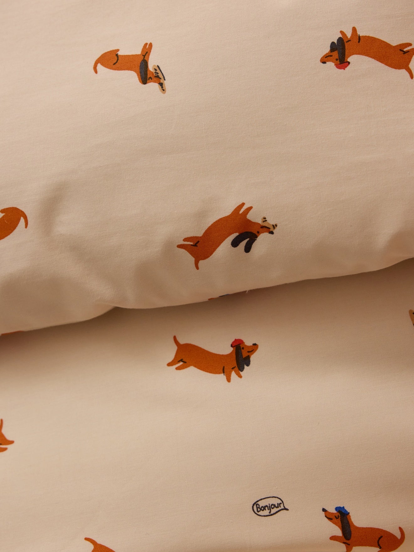 Loki cotton percale duvet cover