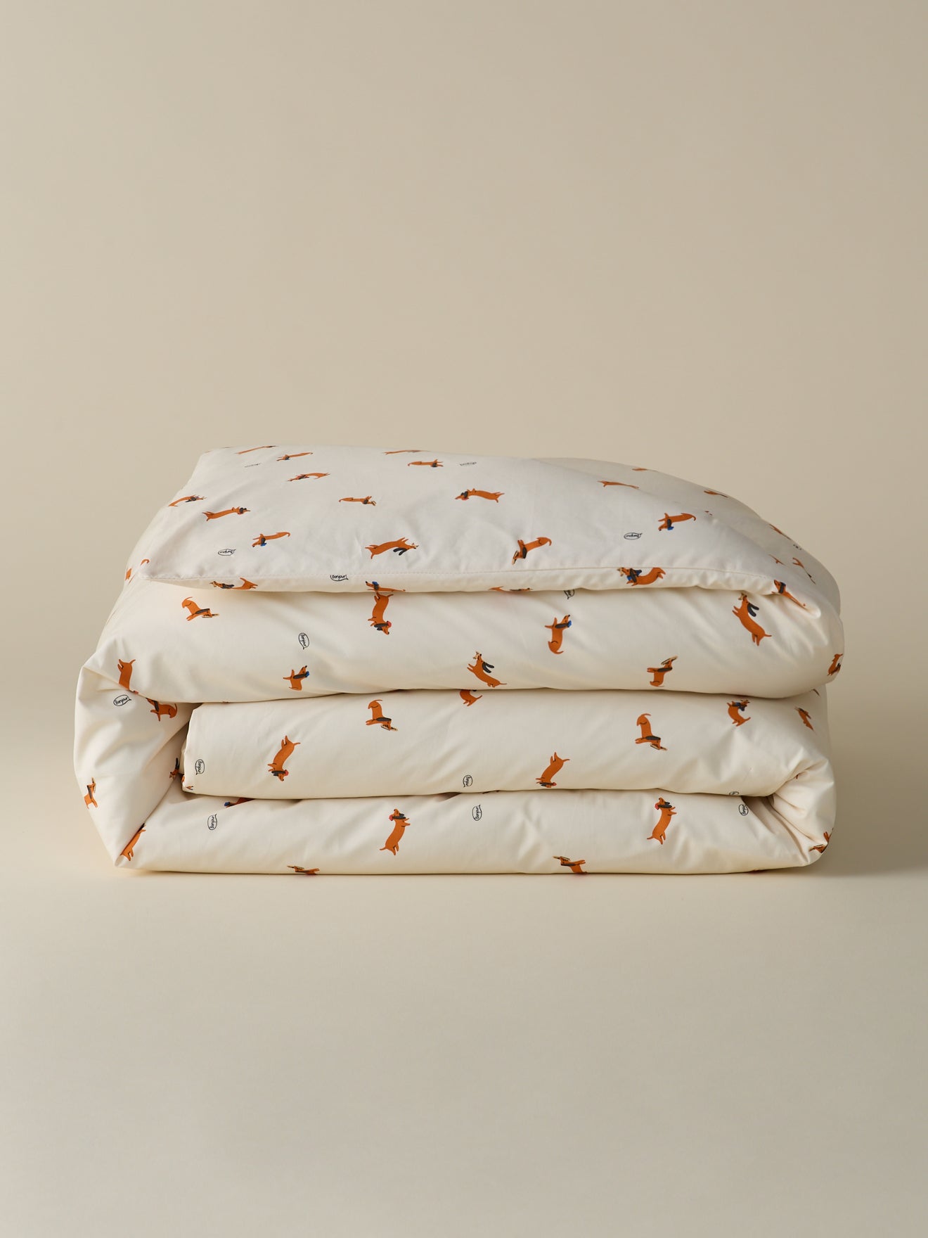 Loki cotton percale duvet cover