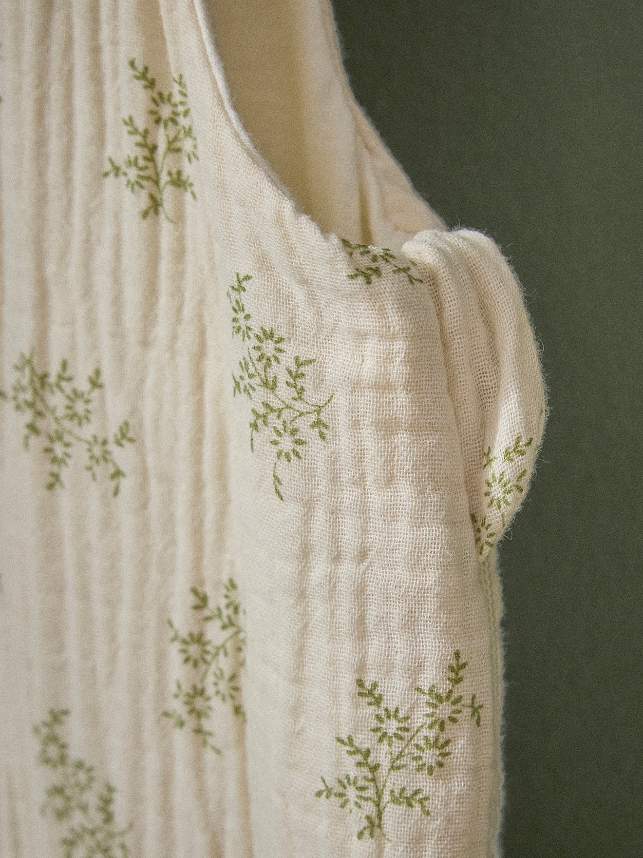 Lightweight organic cotton gauze sleep sack - TOG 1