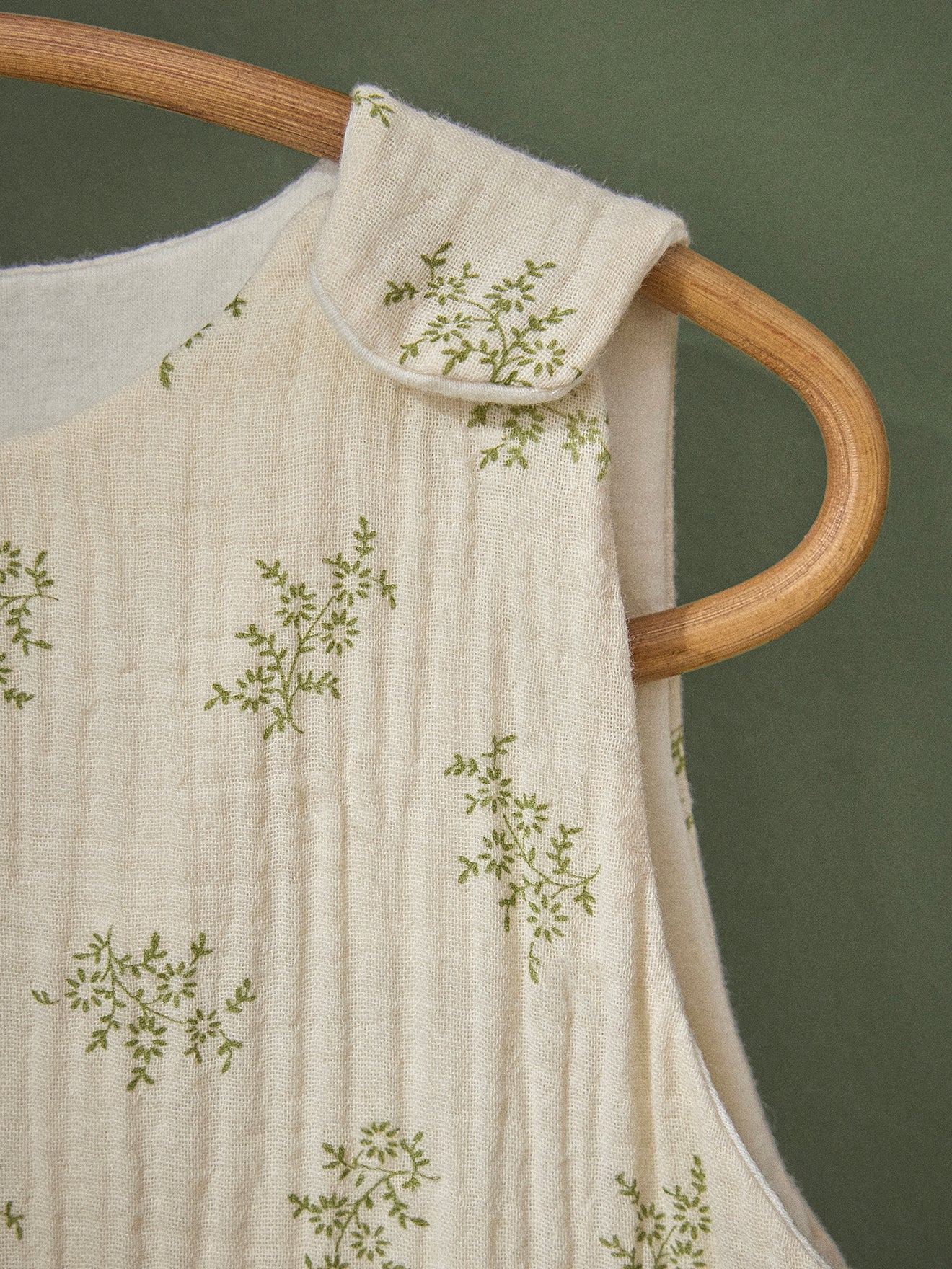 Lightweight organic cotton gauze sleep sack - TOG 1