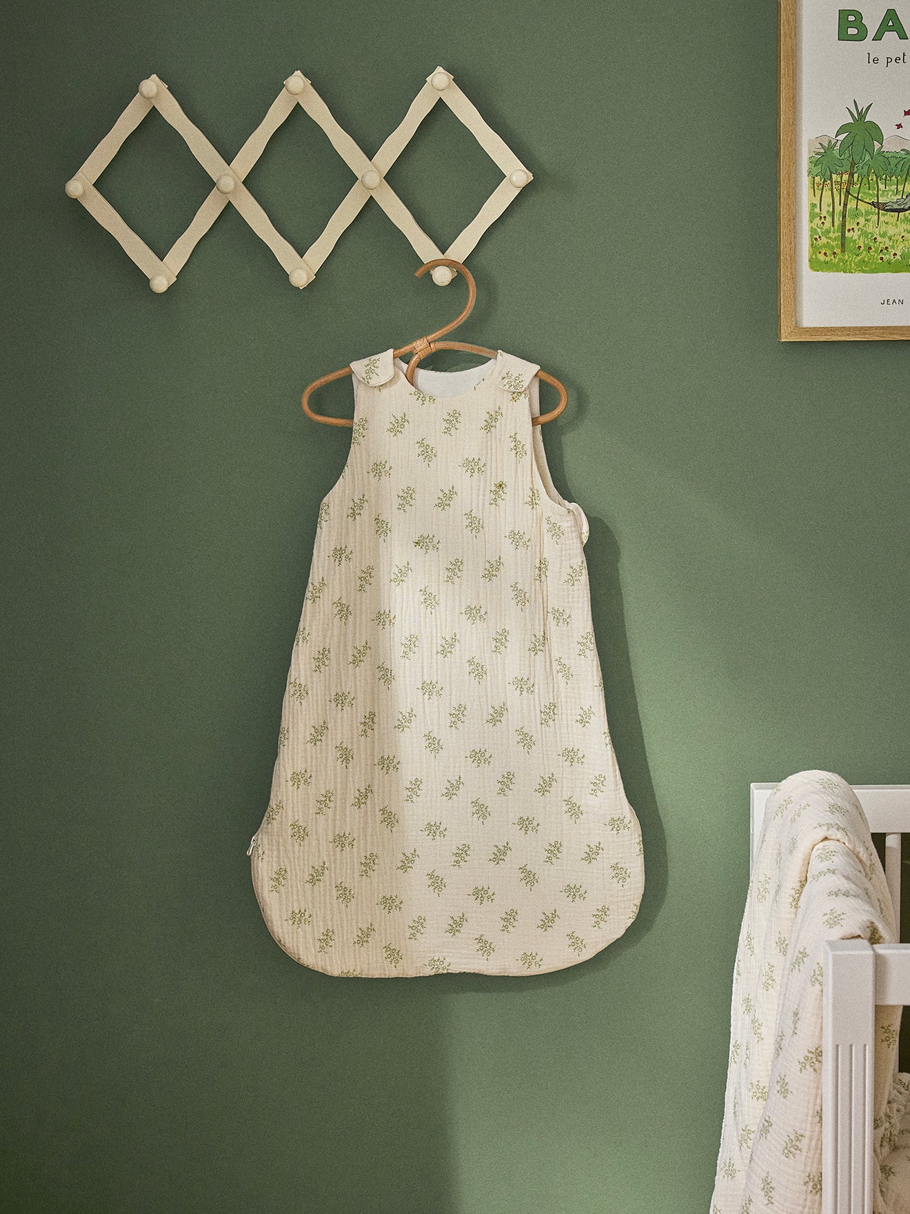 Lightweight organic cotton gauze sleep sack - TOG 1