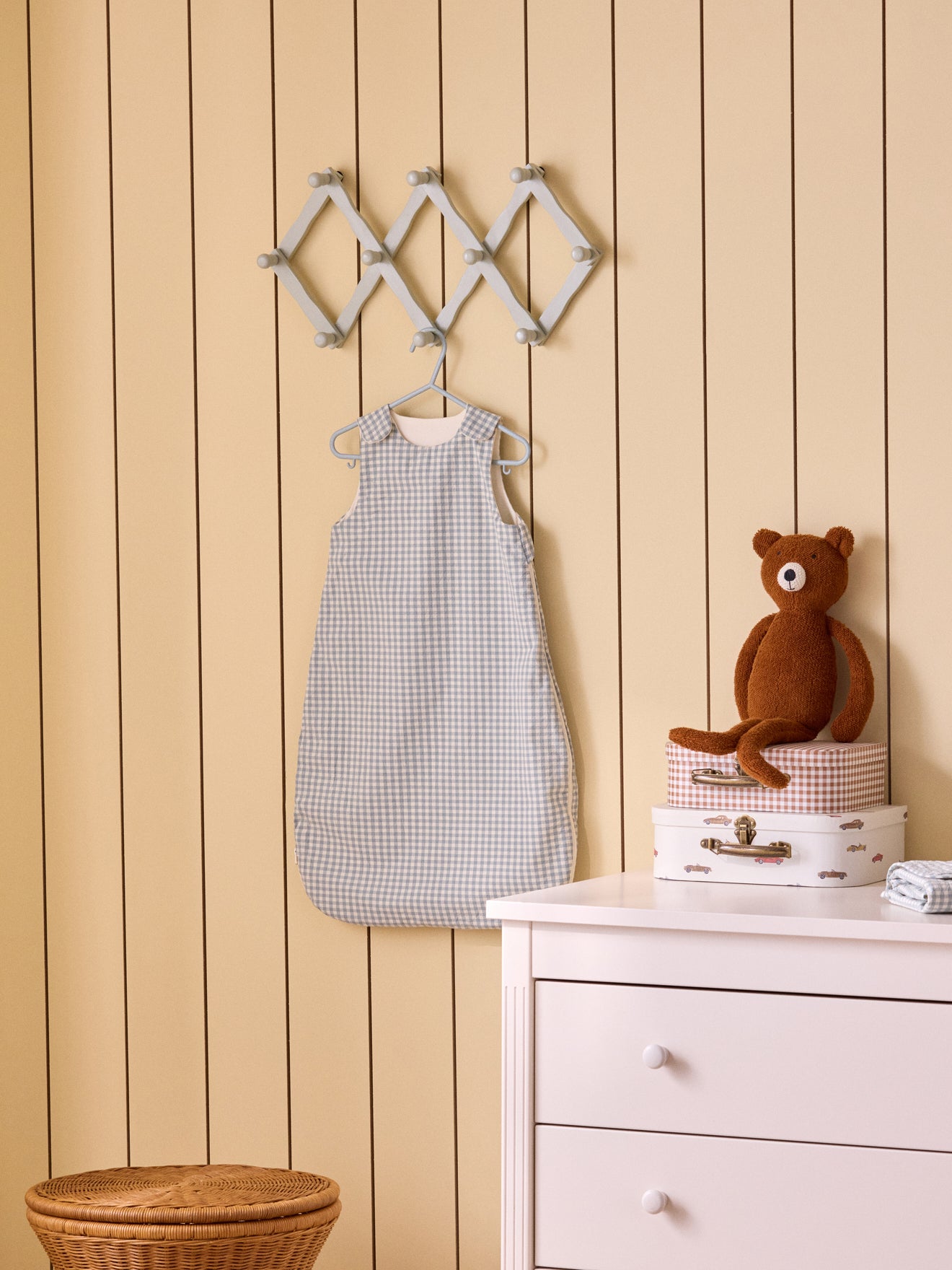 Lightweight organic cotton gauze sleepsack TOG1