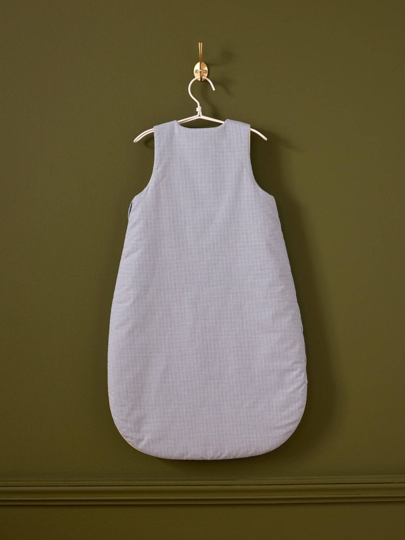 Cotton percale gingham checked sleepsack - TOG 3