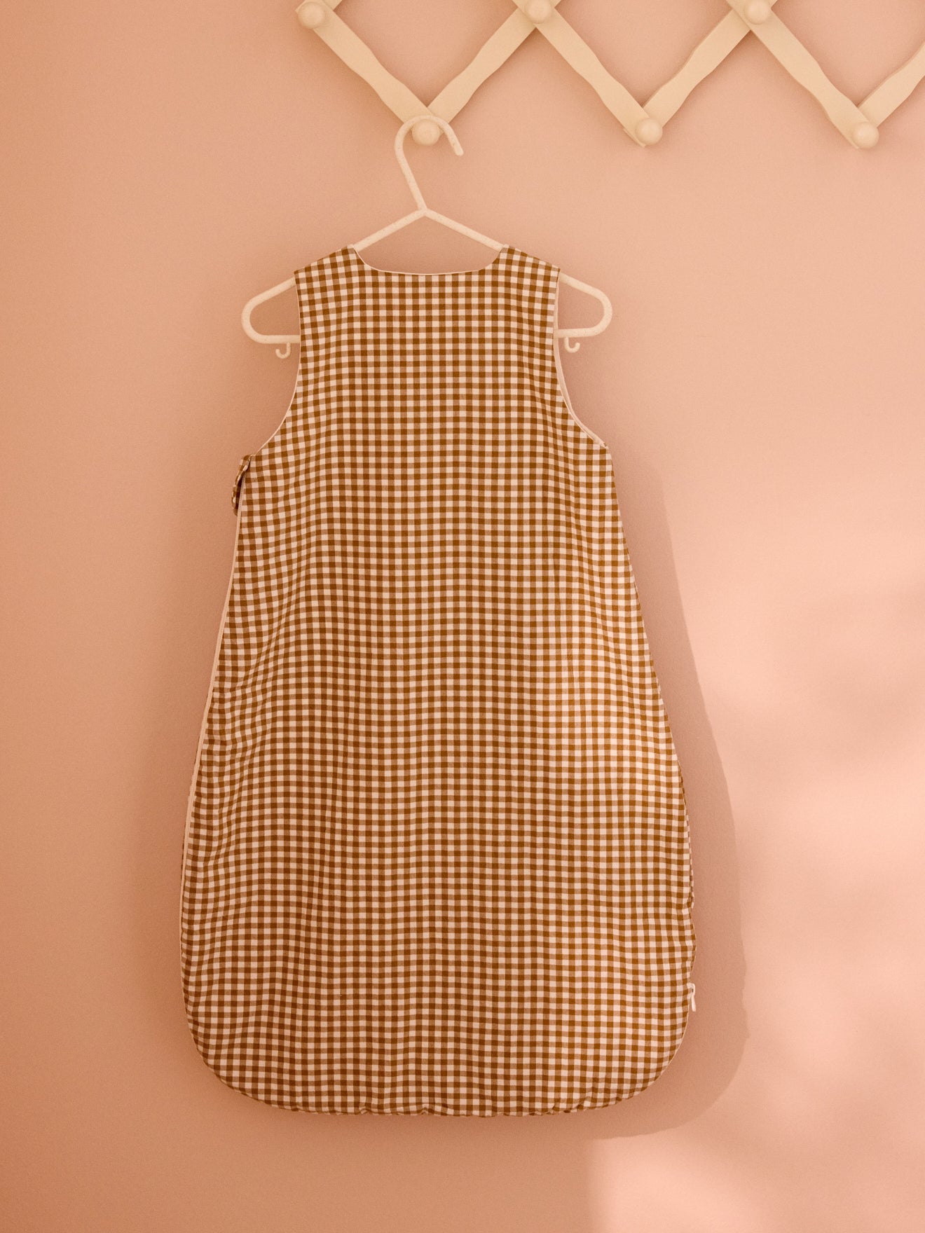Cotton percale gingham checked sleepsack - TOG 3