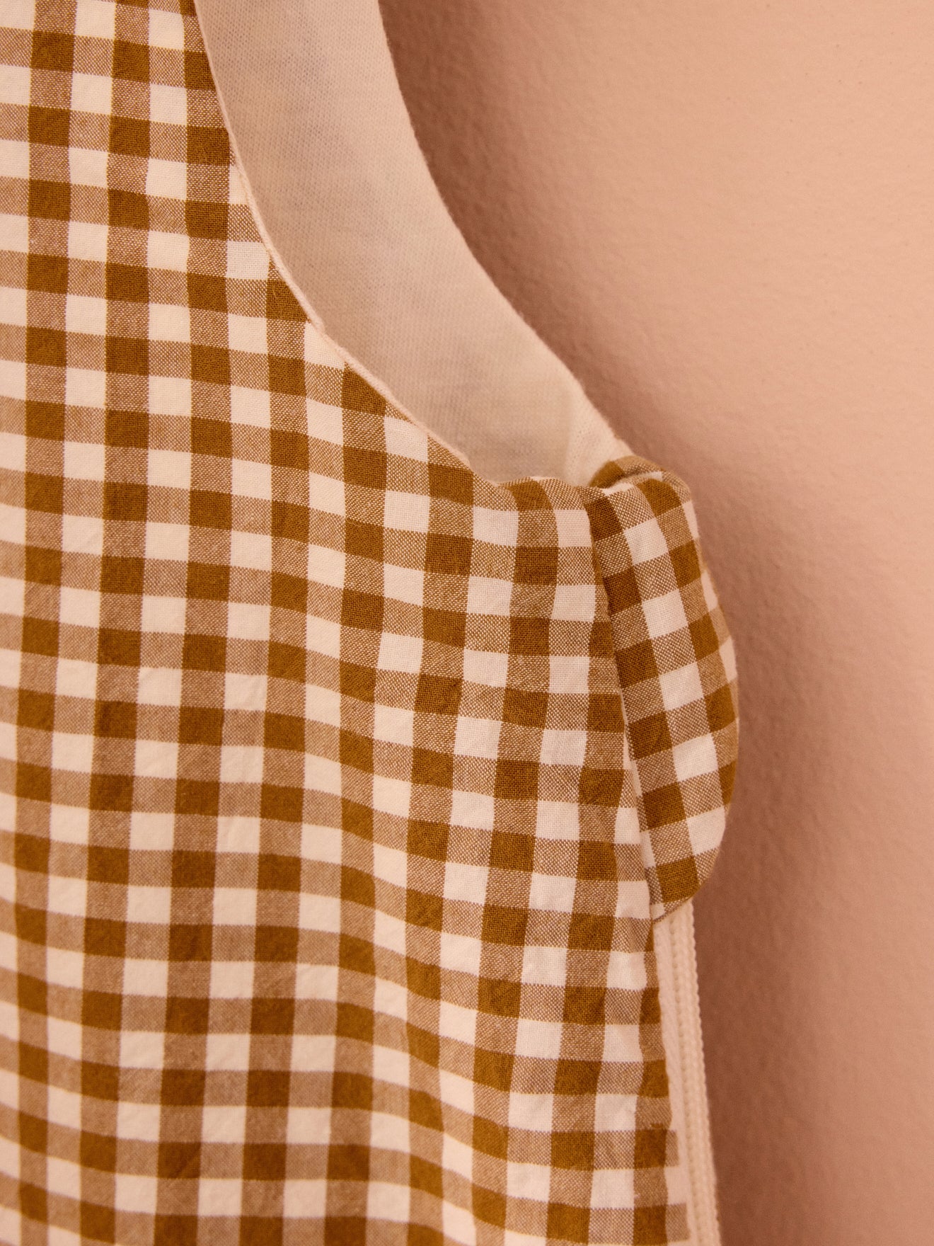 Cotton percale gingham checked sleepsack - TOG 3