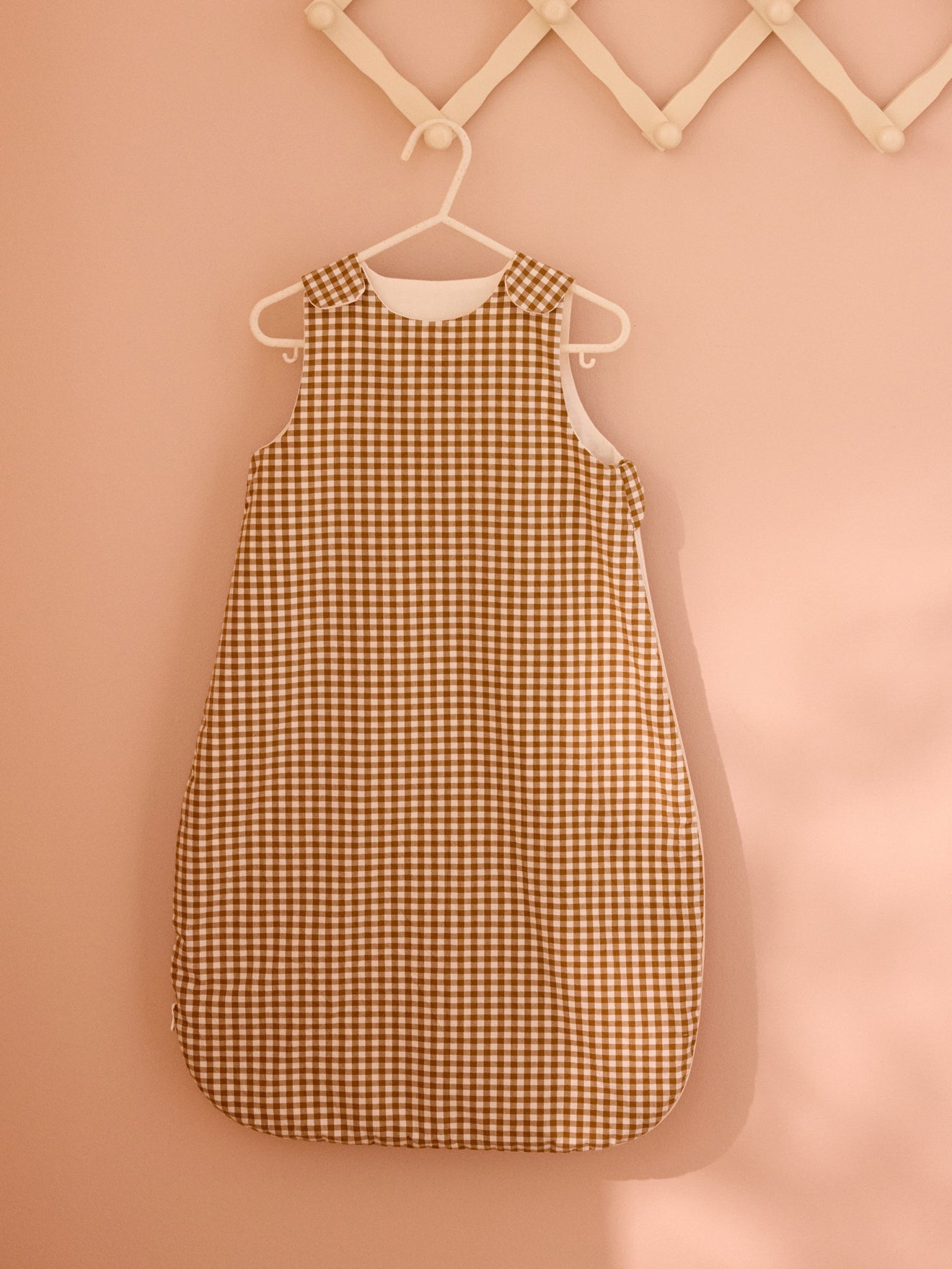 Cotton percale gingham checked sleepsack - TOG 3