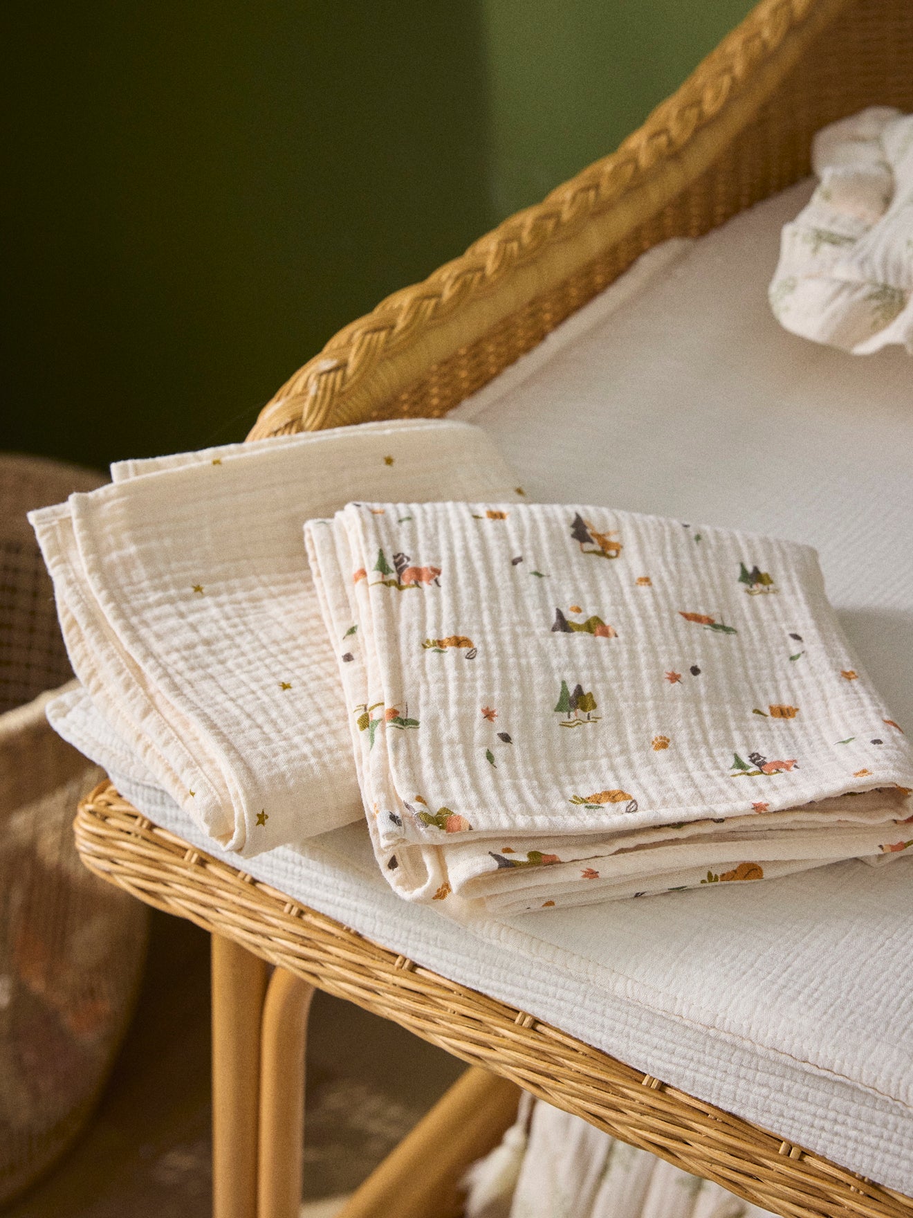 Pack of 2 organic cotton gauze cloths