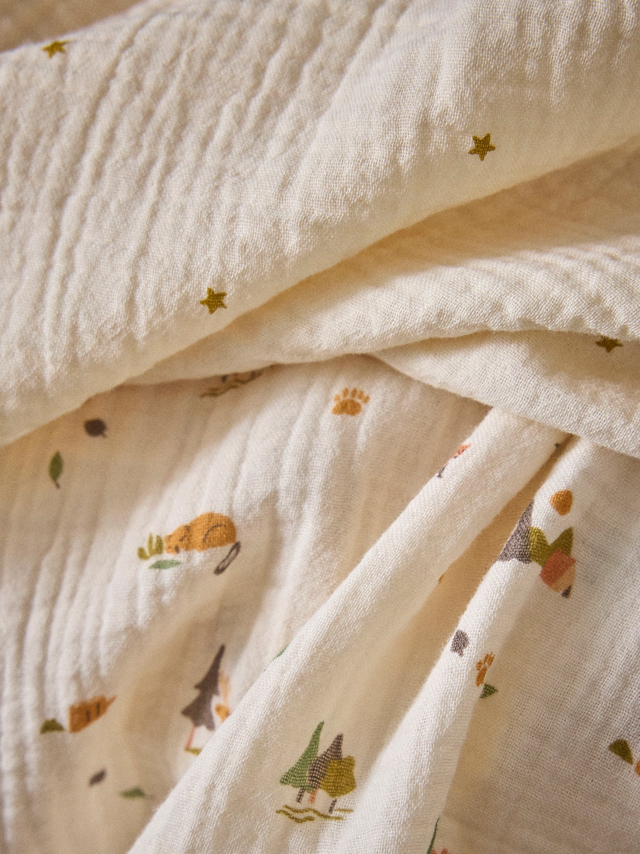 Pack of 2 organic cotton gauze cloths