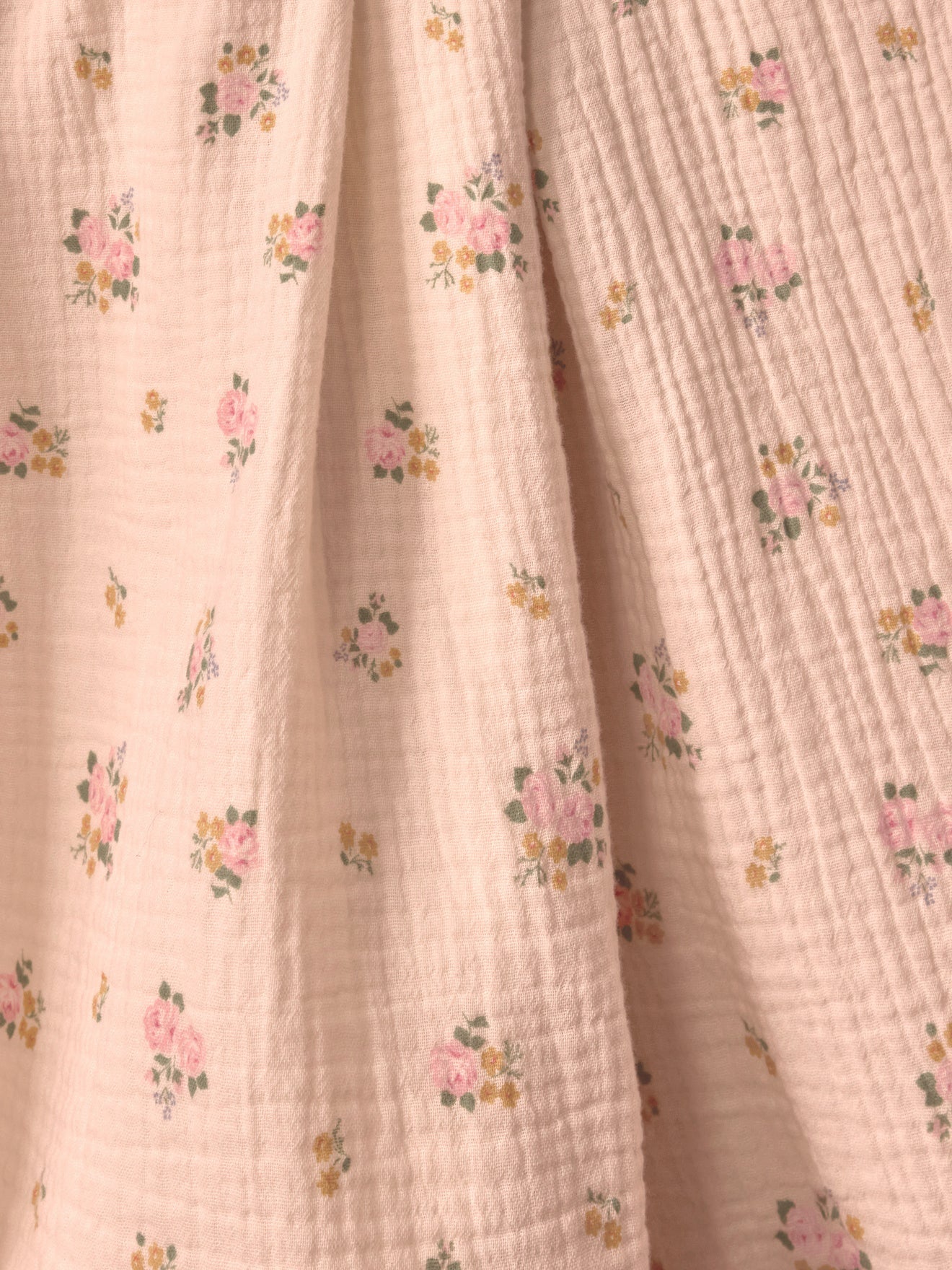 Plaid bébé gaze de coton et micro-polaire